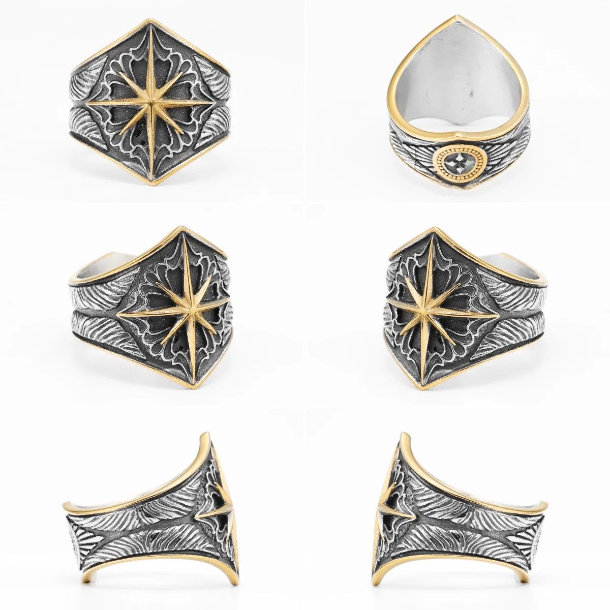 Jewelry Starry Ring Streetwear Jewelry Fashion Gift Size ONE SIZE - 6 Thumbnail