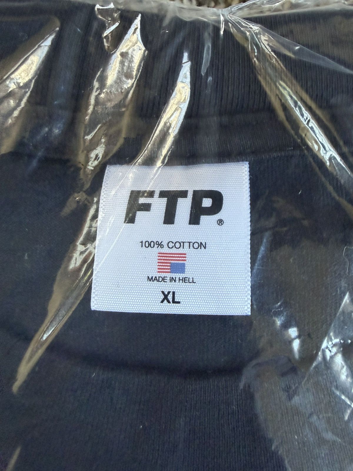 Fuck The Population XL FTP Scream Ghostface Logo T-Shirt Size US XL / EU 56 / 4 - 4 Thumbnail