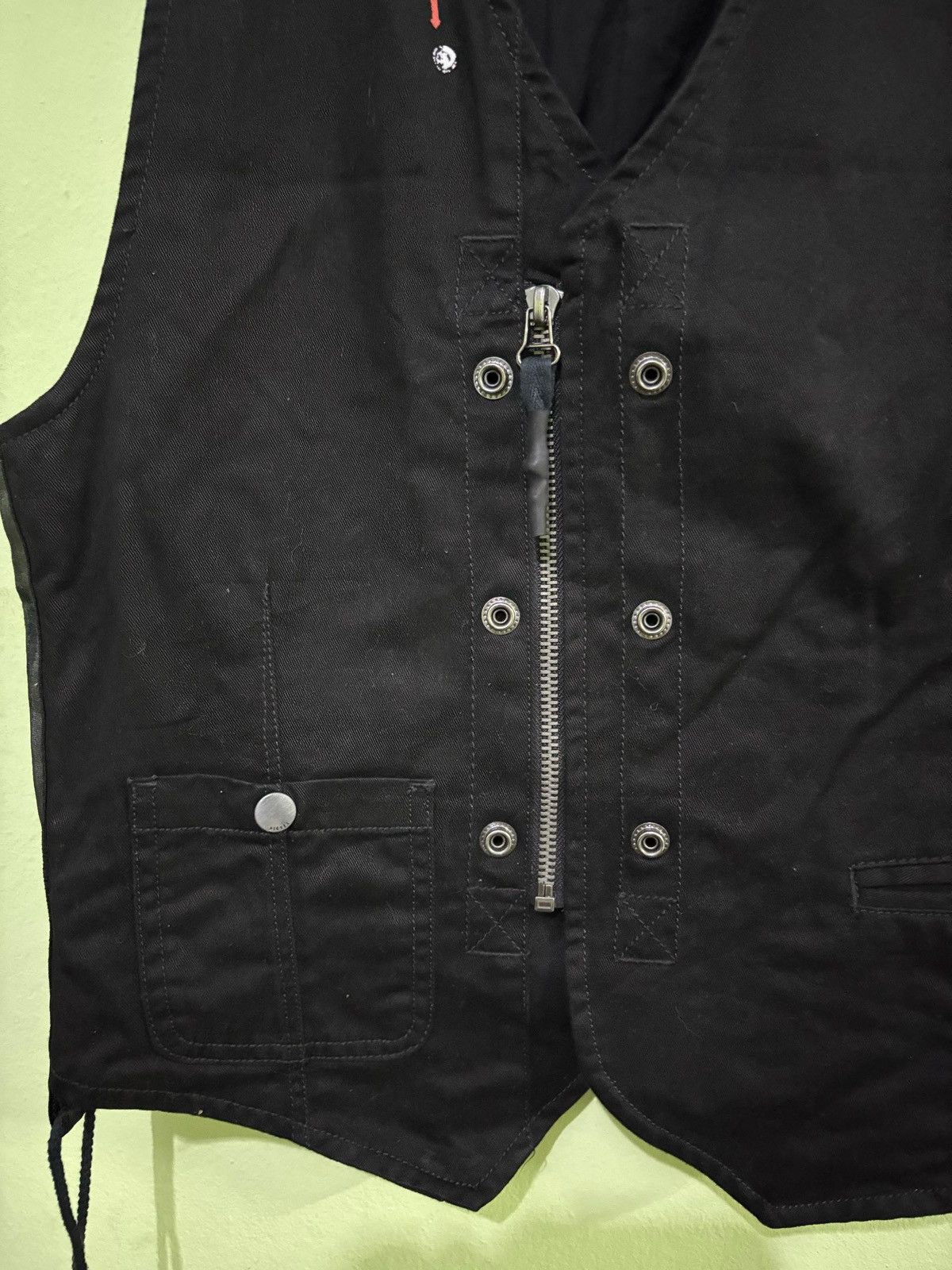 Diesel × Diesel Black Gold Diesel Tactical Utility Vest Design Bondage Size US M / EU 48-50 / 2 - 3 Thumbnail