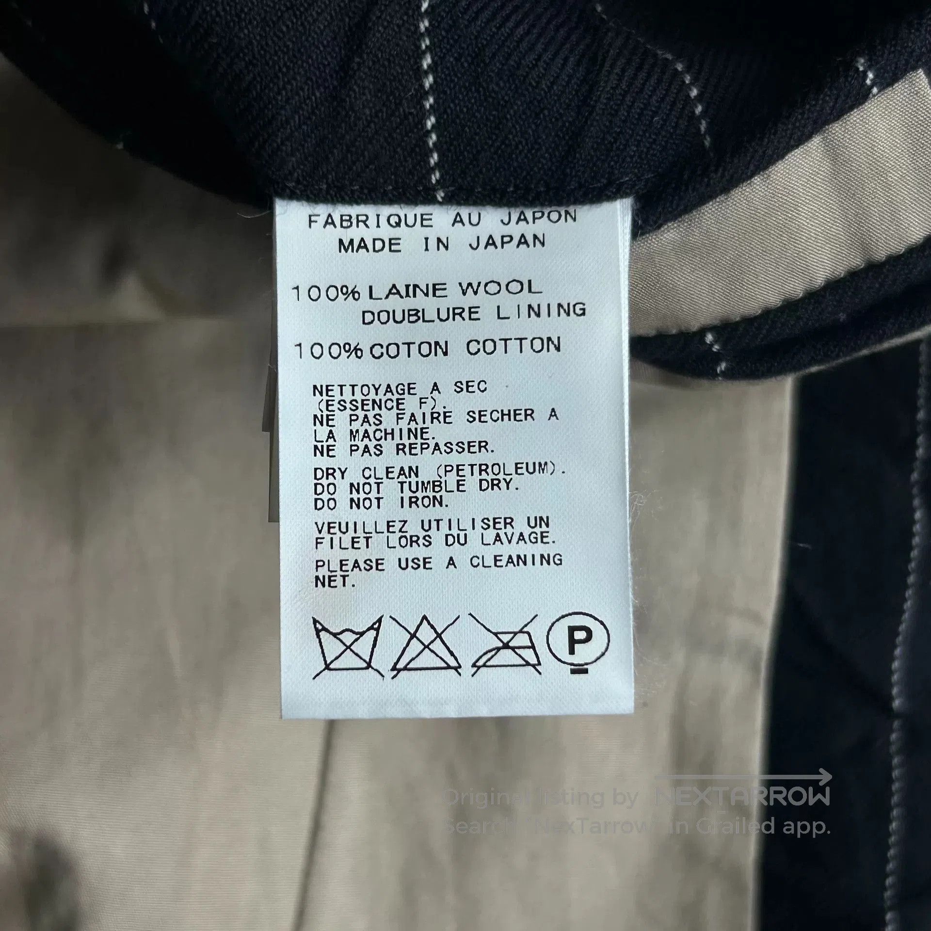 Yohji Yamamoto yohji yamamoto striped wool suit jacket. Size US S / EU 44-46 / 1 - 7 Thumbnail