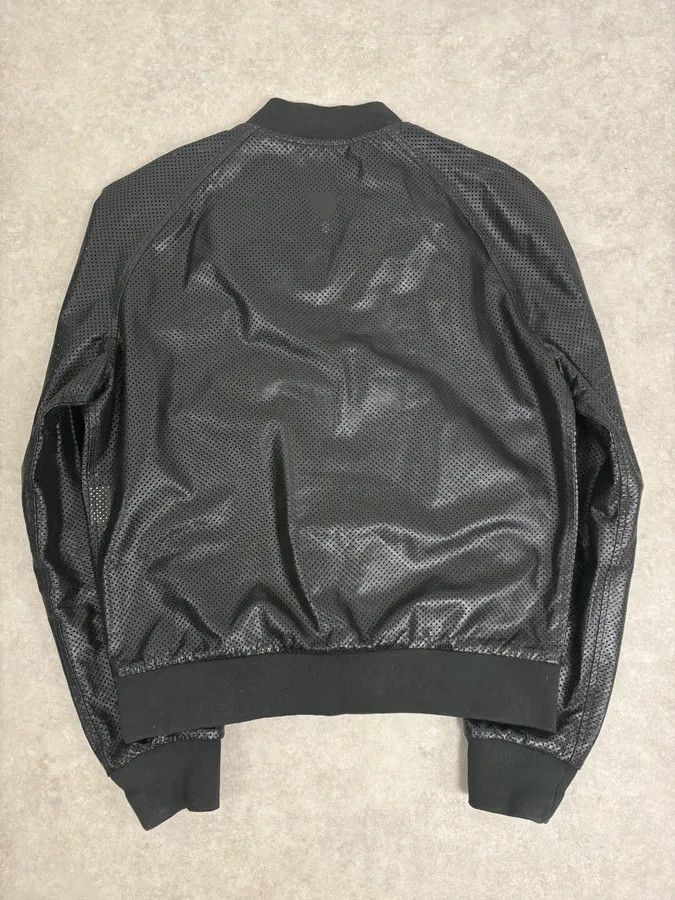 Maison Margiela SS2007 Maison Martin Margiela Black Perforated Leather Jacket Size US L / EU 52-54 / 3 - 6 Thumbnail