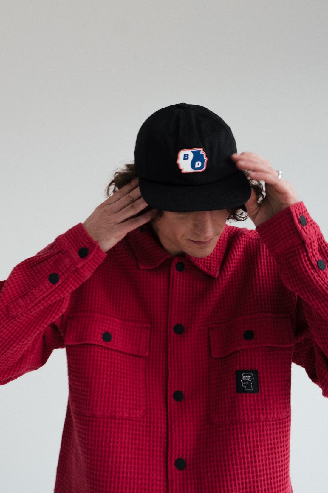 Brain Dead Waffle Button Front Shirt Berry Size US L / EU 52-54 / 3 - 3 Thumbnail