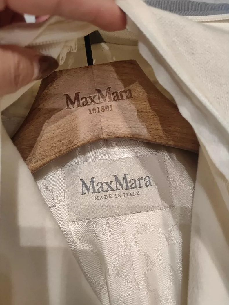 Max Mara White 101801 coat