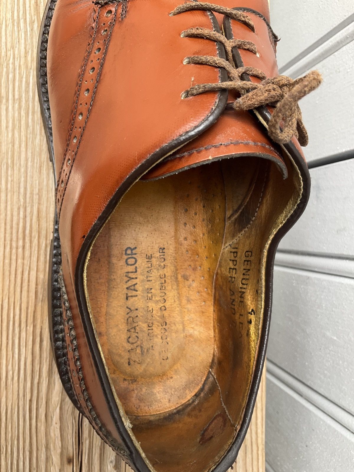 Vintage Vintage Loafers Zacary Taylor Size US 8.5 / EU 41-42 - 8 Thumbnail
