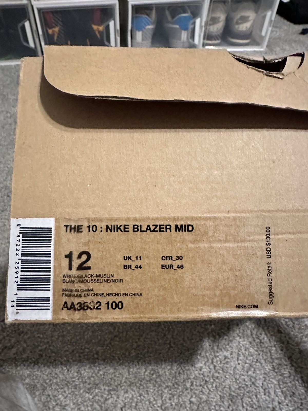 Nike × Off-White Nike off white the 10 blazer mid Size US 12 / EU 45 - 12 Thumbnail