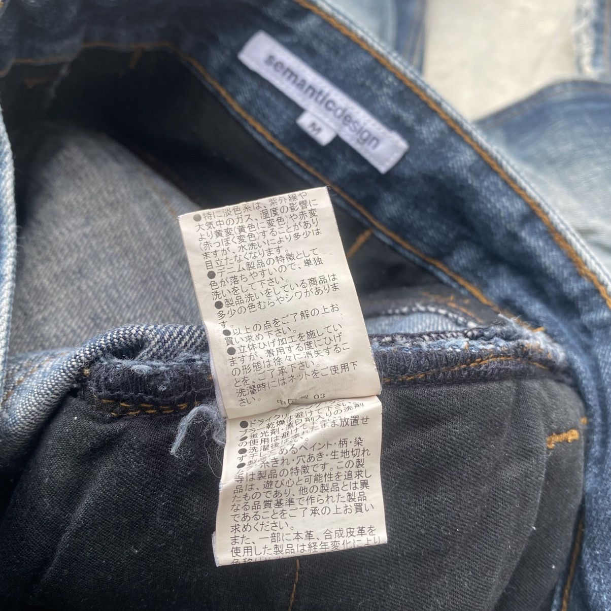 semanticdesign SEMANTIC DESIGN Distressed Funtional Zipper Punk Jeans Size US 30 / EU 46 - 12 Thumbnail