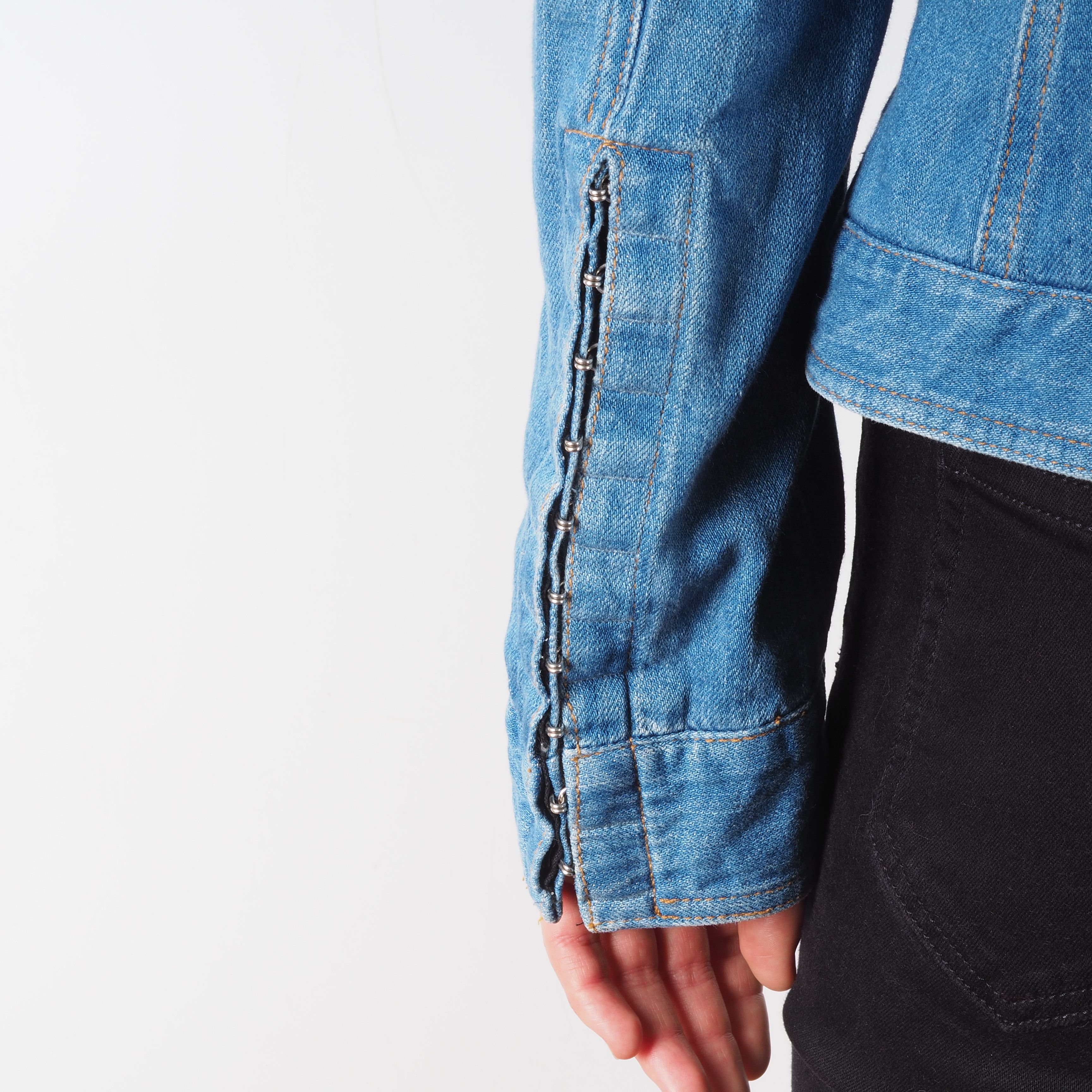 Dolce & Gabbana × Vintage Dolce&Gabbana Vintage Blue Denim Jean Jacket Size M / US 6-8 / IT 42-44 - 4 Thumbnail