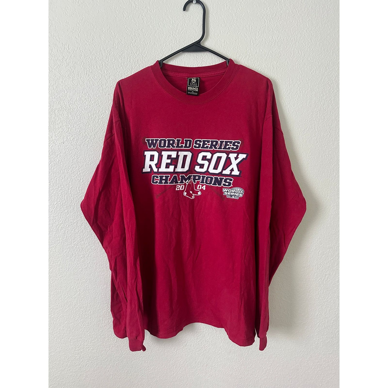 MLB × Vintage Vintage 2004 Boston Red Sox World Series Long Sleeve - XL Size US XL / EU 56 / 4 - 1 Thumbnail