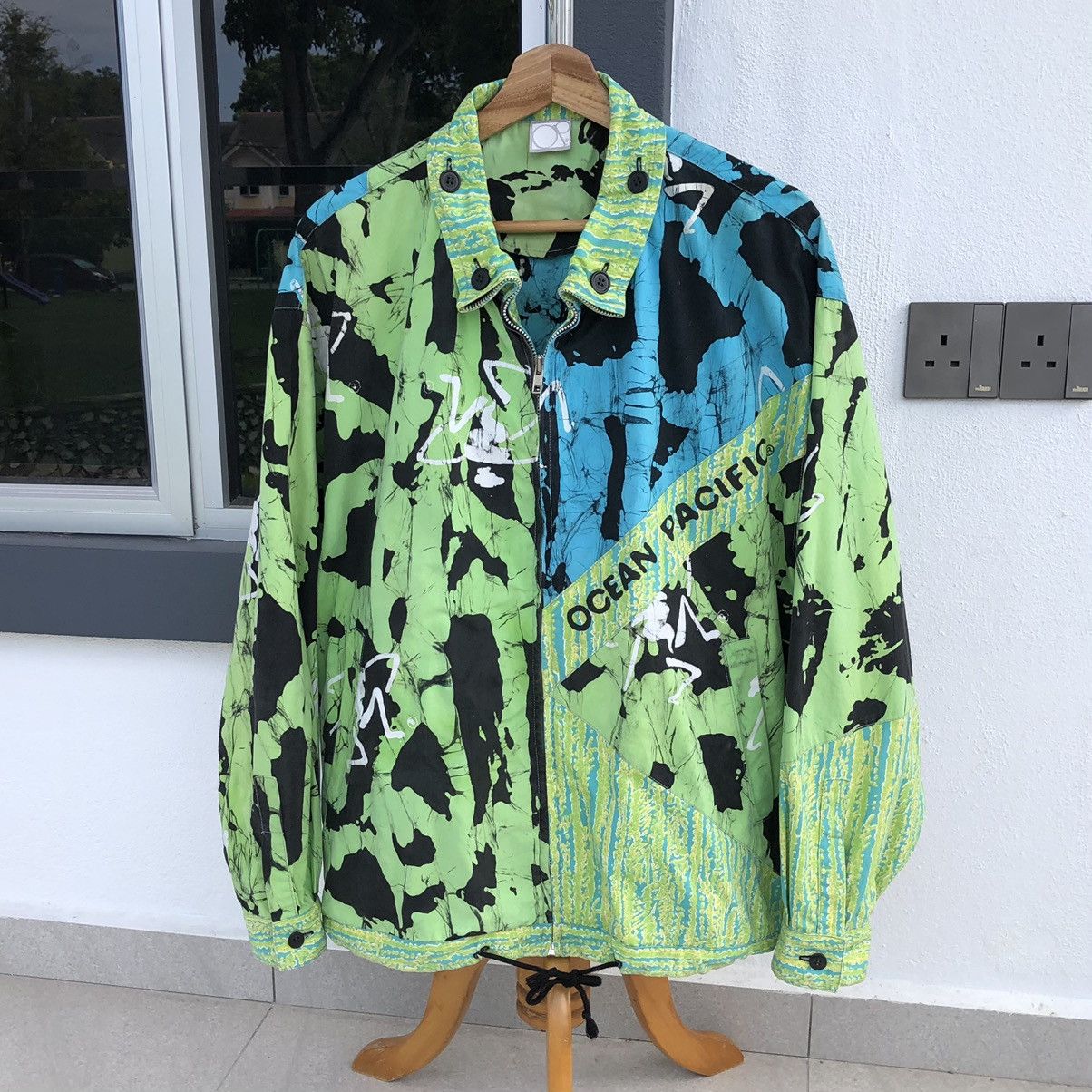 Ocean Pacific Vintage OCEAN PACIFIC Patchwork Light Jacket Size US L / EU 52-54 / 3 - 1 Thumbnail
