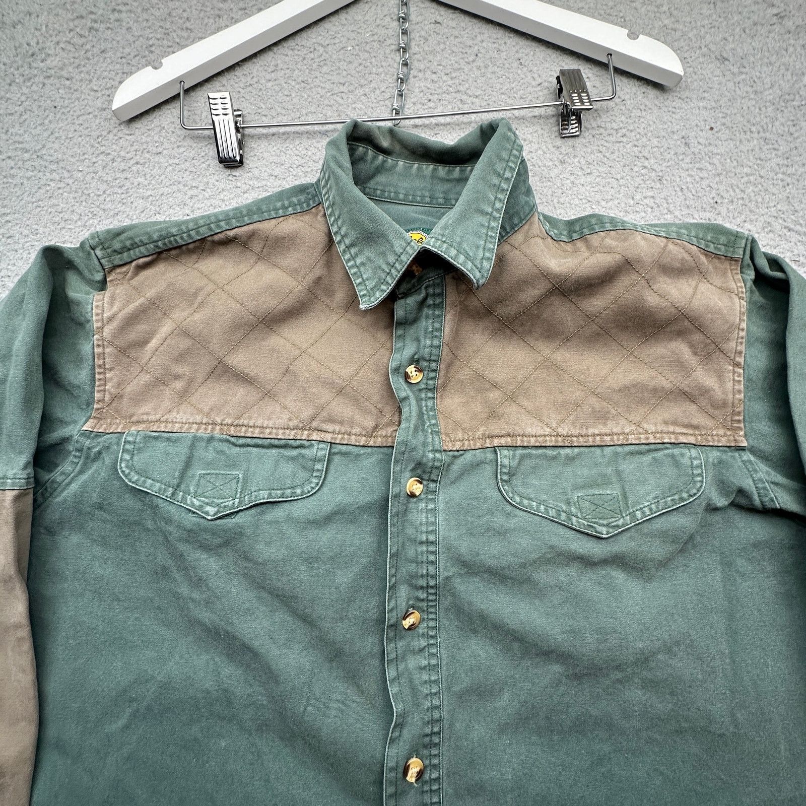 Cabelas VTG Cabelas Hunting Canvas Button Long Sleeve Shirt Large Size US L / EU 52-54 / 3 - 8 Thumbnail