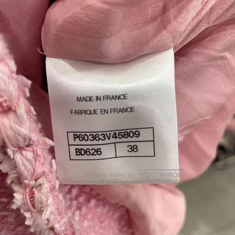 Chanel Chanel Pink multi-pocket zipper wool short-sleeved tweed d Size XS / US 0-2 / IT 36-38 - 6 Thumbnail