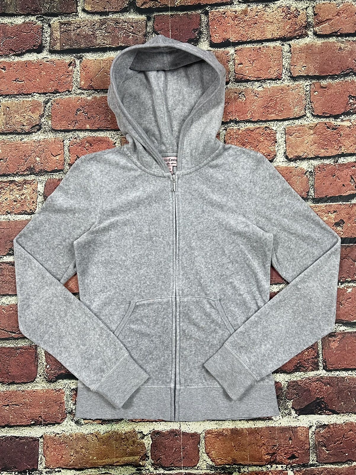 Juicy Couture Juicy Couture Velour Love Juicy Zip Up Hoodie Sweatshirt Y2K Size M / US 6-8 / IT 42-44 - 2 Thumbnail