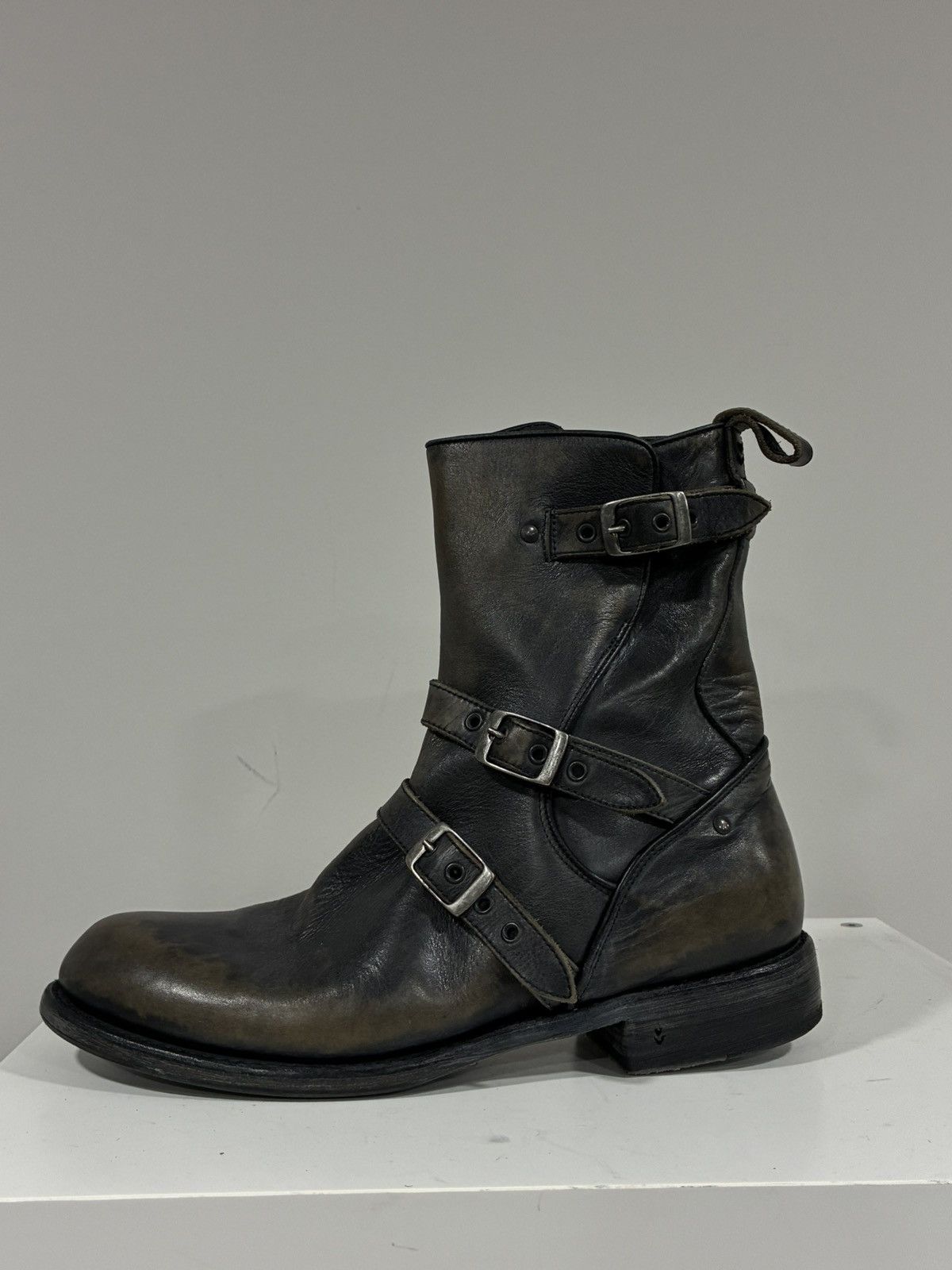 John Varvatos Engineer Moto Triple Buckle Boot 8.5 Size US 8.5 / EU 41-42 - 2 Thumbnail