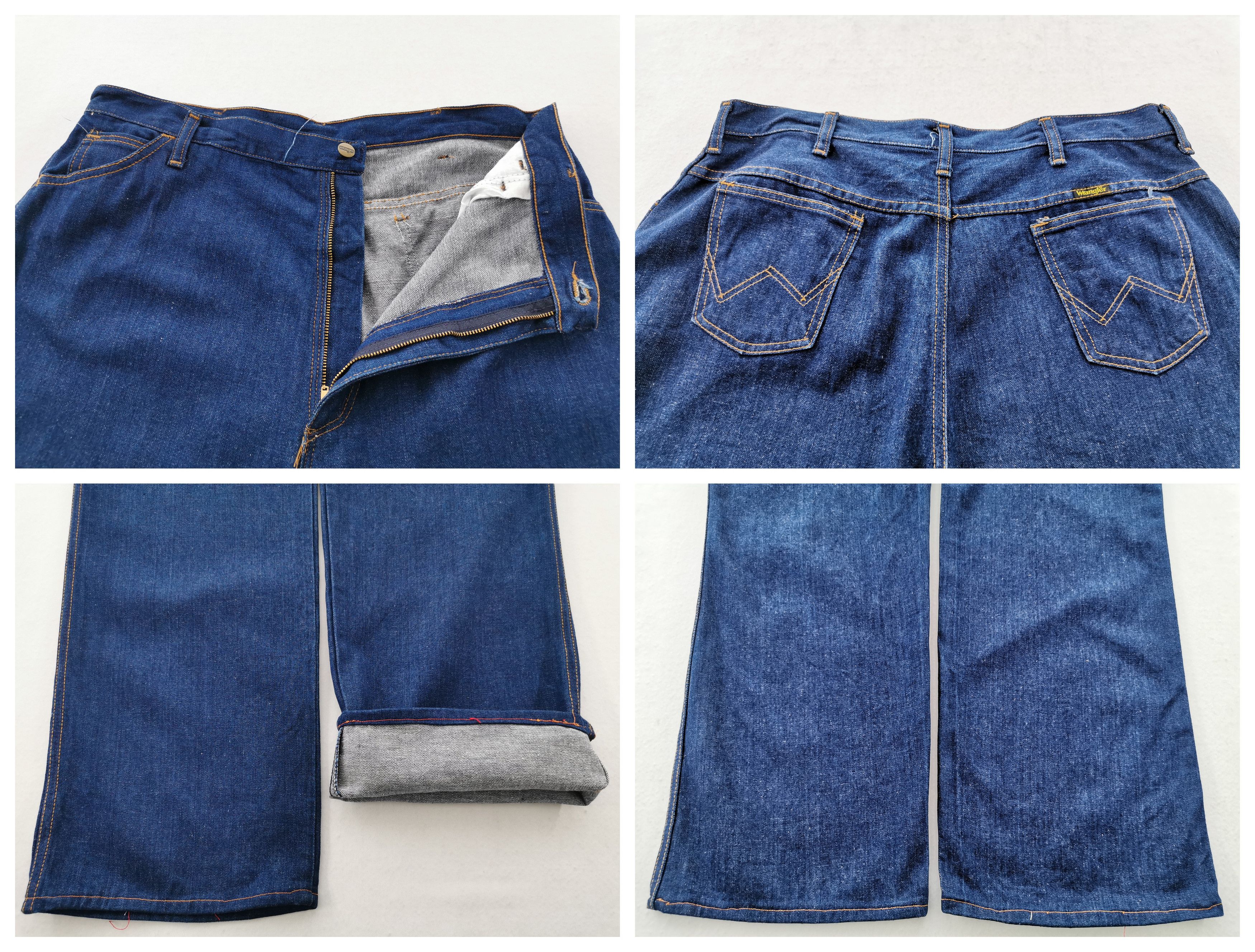 Wrangler Vintage 90's Wrangler Denim Jeans Made In USA Size 33 Size US 33 - 8 Thumbnail
