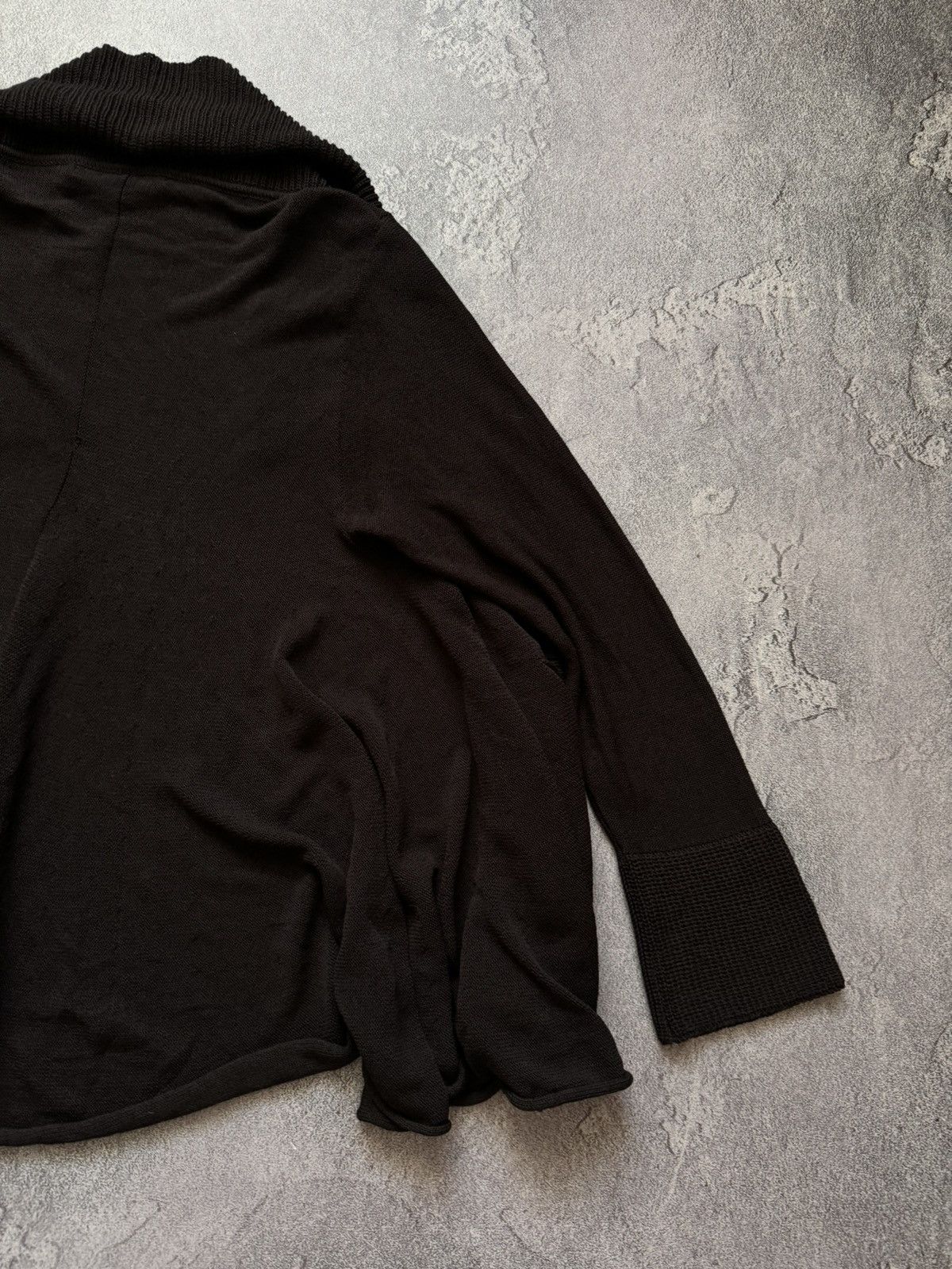 Vintage × hannes roether Hannes Roether XL brown knitwear cape poncho cardigan sweate Size XL / US 12-14 / IT 48-50 - 15 Thumbnail
