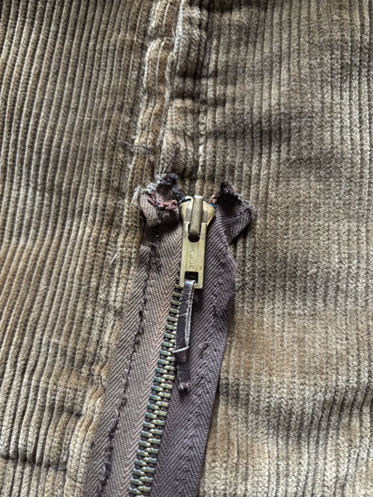Vintage 1940s Town & Country Patchwork Corduroy Sherpa Lined Jacket Size US L / EU 52-54 / 3 - 13 Thumbnail