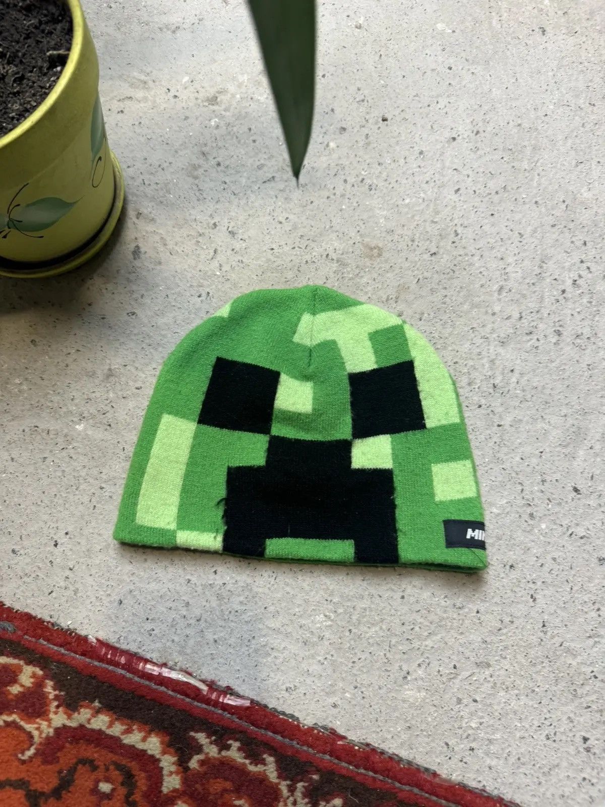 Vintage Y2K MINECRAFT CREEPER BAP HAT BEANIE CAP Size ONE SIZE - 1 Thumbnail