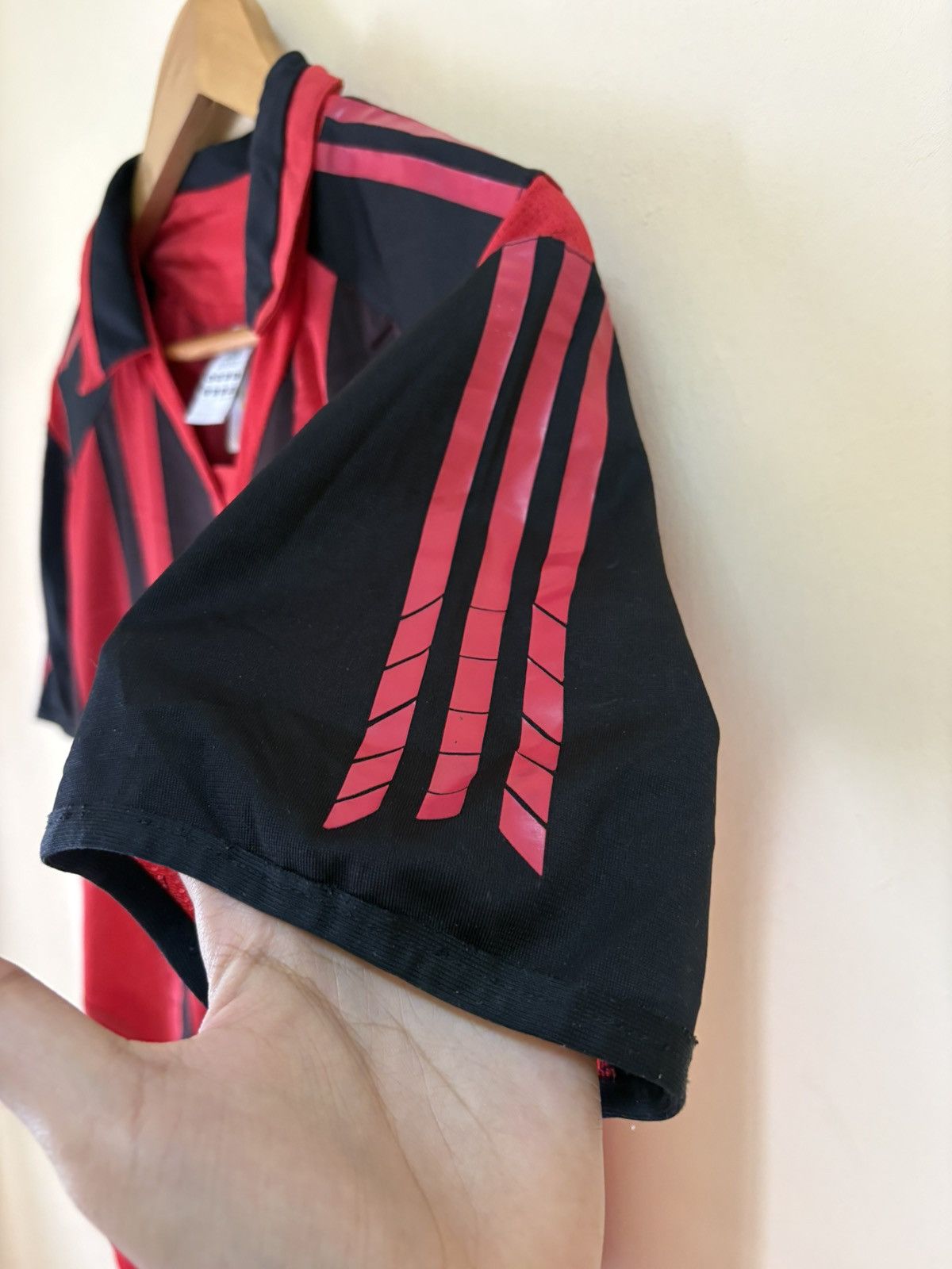Adidas Vintage 2005 2006 AC Milan Adidas Zafira Jersey Blokecore Size US M / EU 48-50 / 2 - 9 Thumbnail