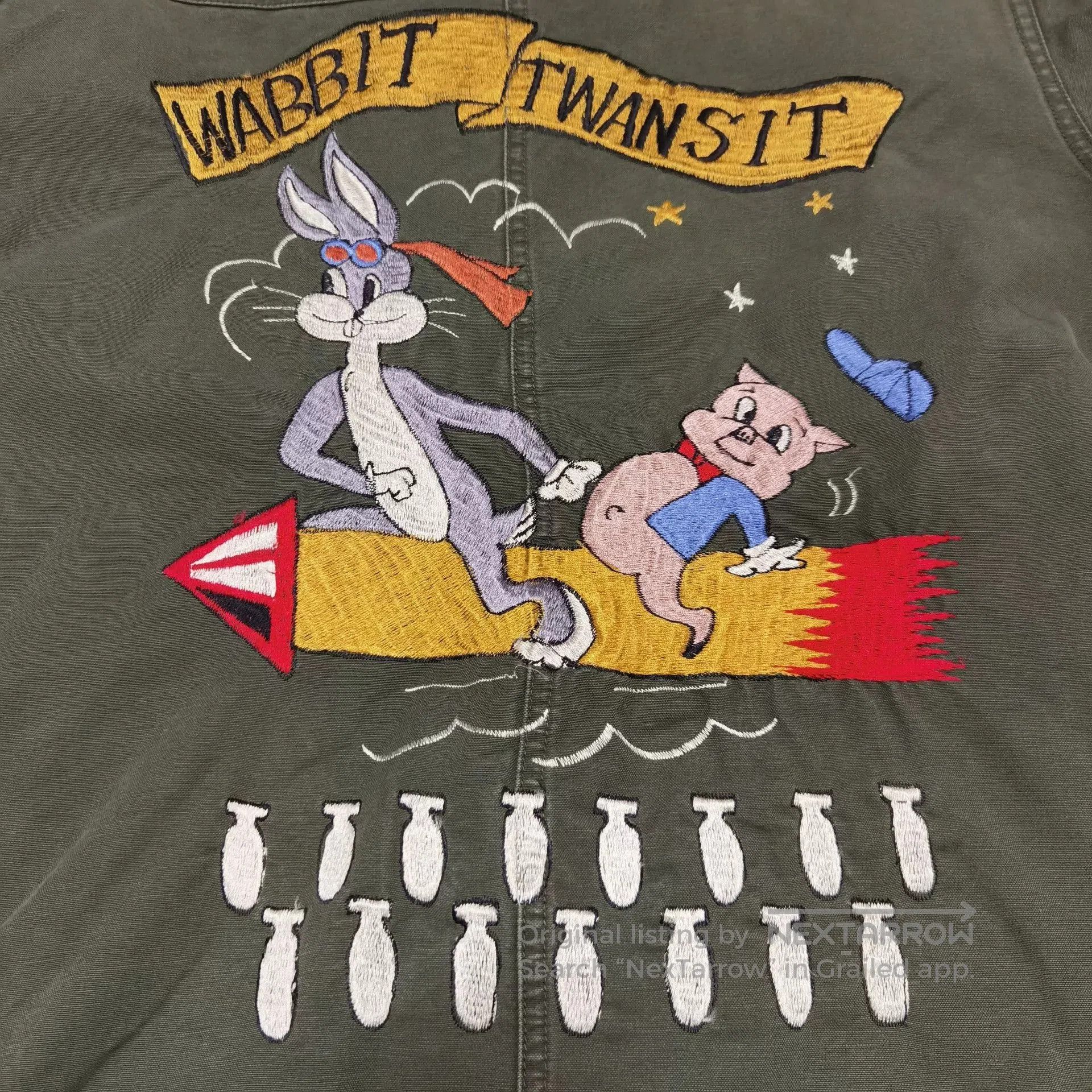 L.L. Bean L.L.Bean Bugs Bunny Embroidered Sherpa Jacket. Size M / US 6-8 / IT 42-44 - 3 Thumbnail