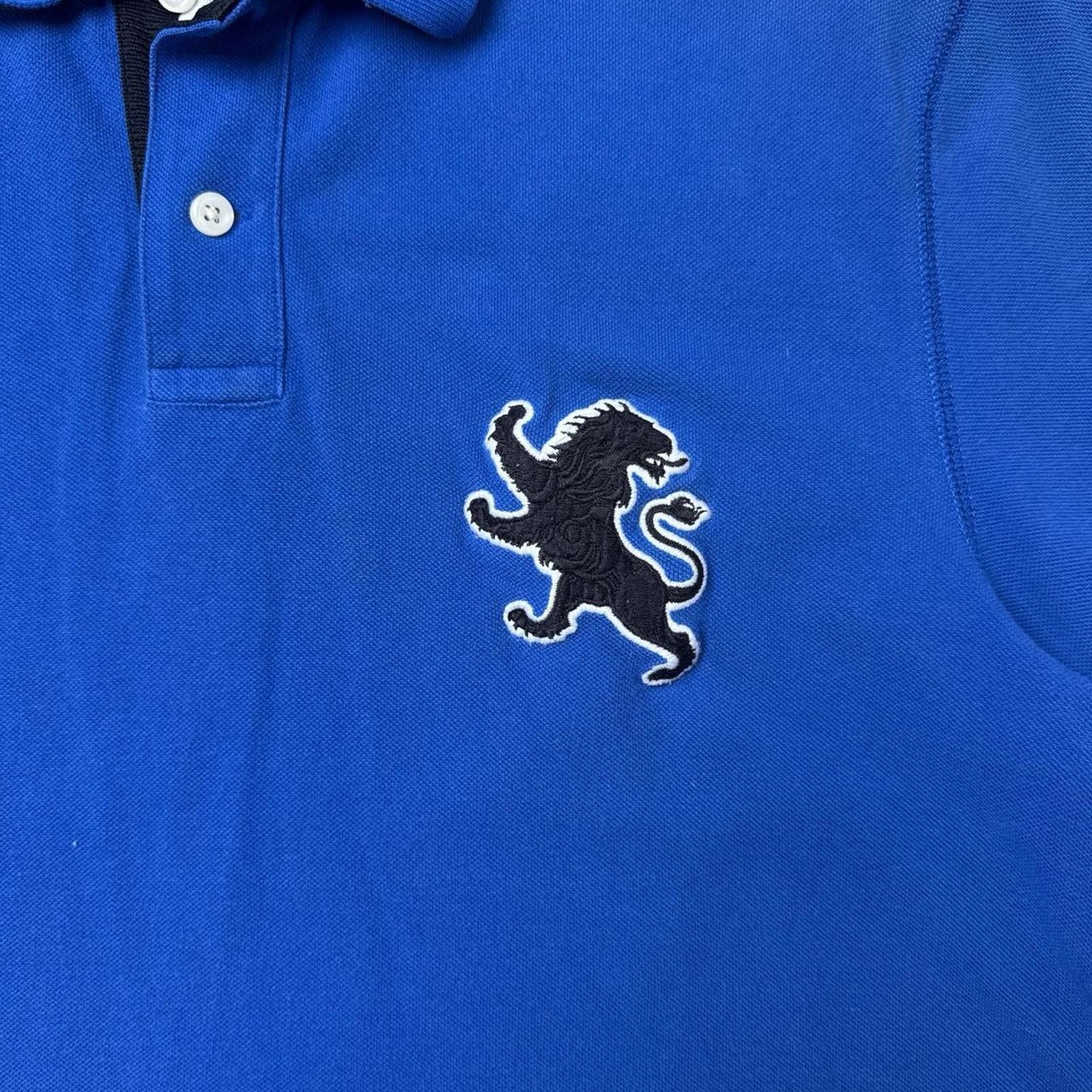 Express Y2K Express 00s Blue Polo Shirt Size US L / EU 52-54 / 3 - 3 Thumbnail