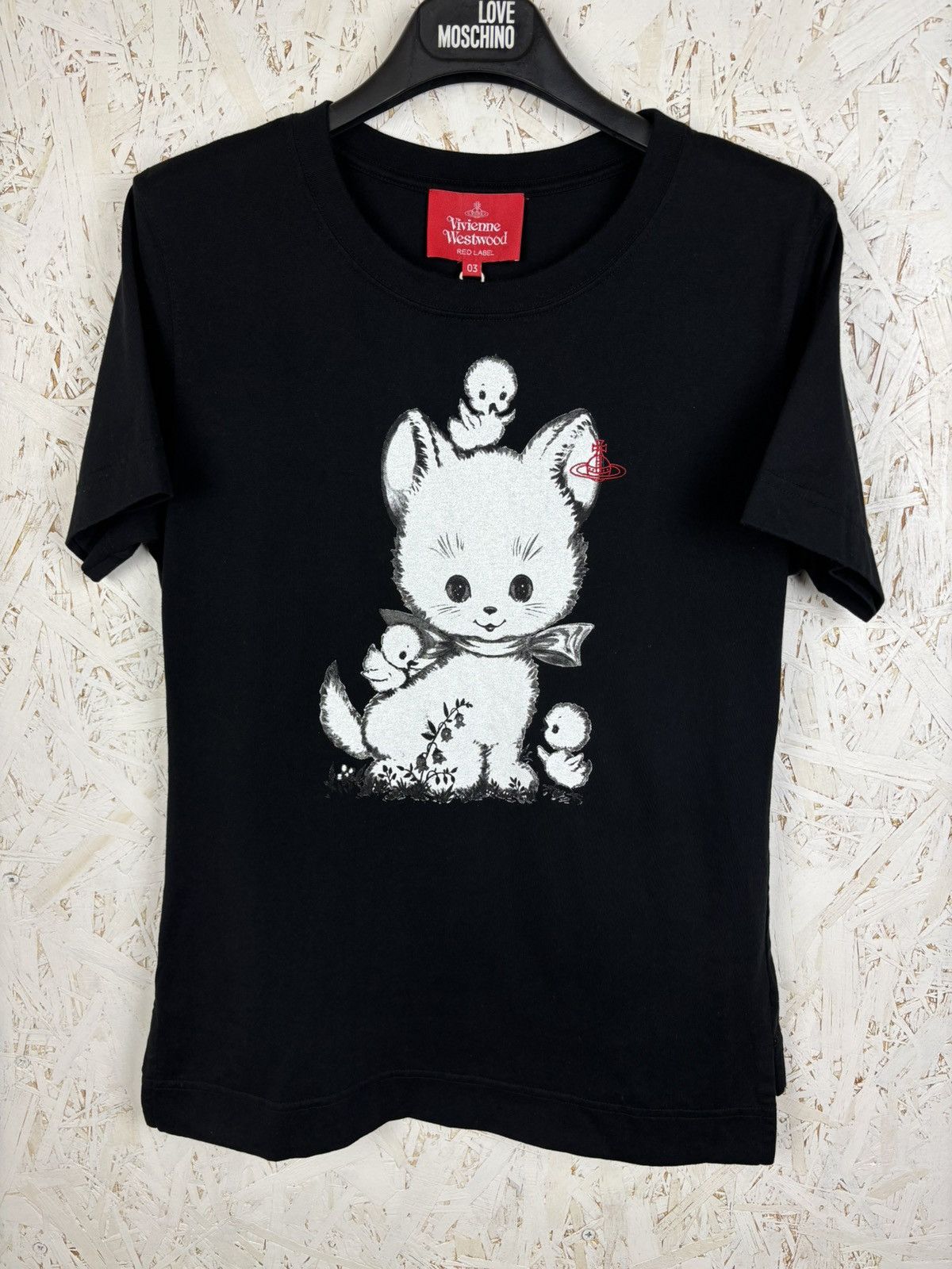 Vivienne Westwood NWT Vivienne Westwood Red Label Kitty Cat Cute T-Shirt Black Size L / US 10 / IT 46 - 2 Thumbnail