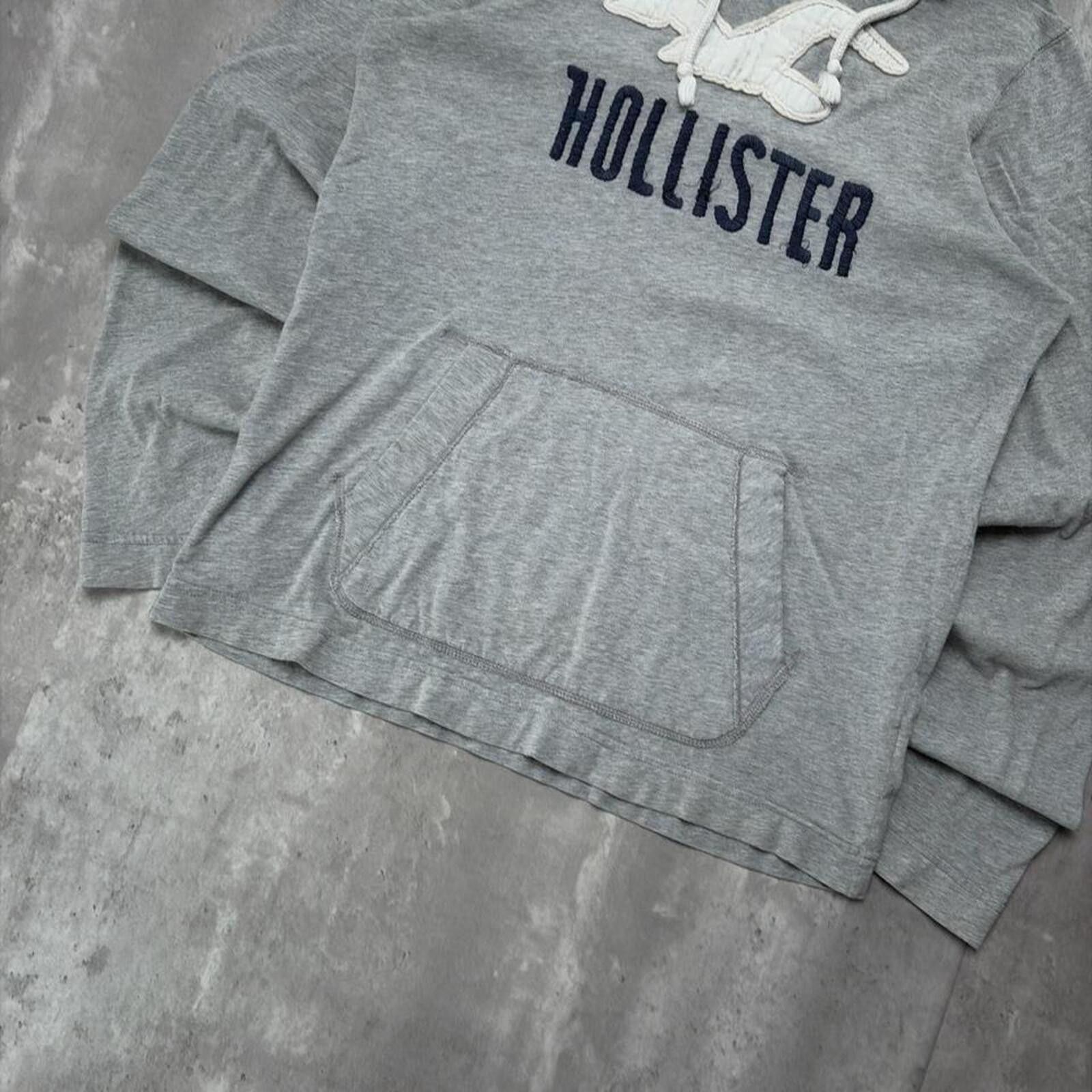 Other Y2K Grey Hollister Surf Grunge Distressed Hoodie Size US S / EU 44-46 / 1 - 4 Thumbnail