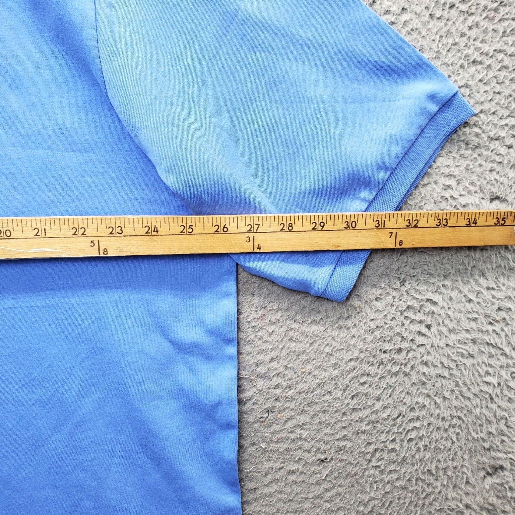 Vintage US Polo Assn. Polo Shirt Men 2XL Blue Cotton Classic Fit High Low Slit Pony Logo Shirt Mens Size US XXL / EU 58 / 5 - 4 Thumbnail