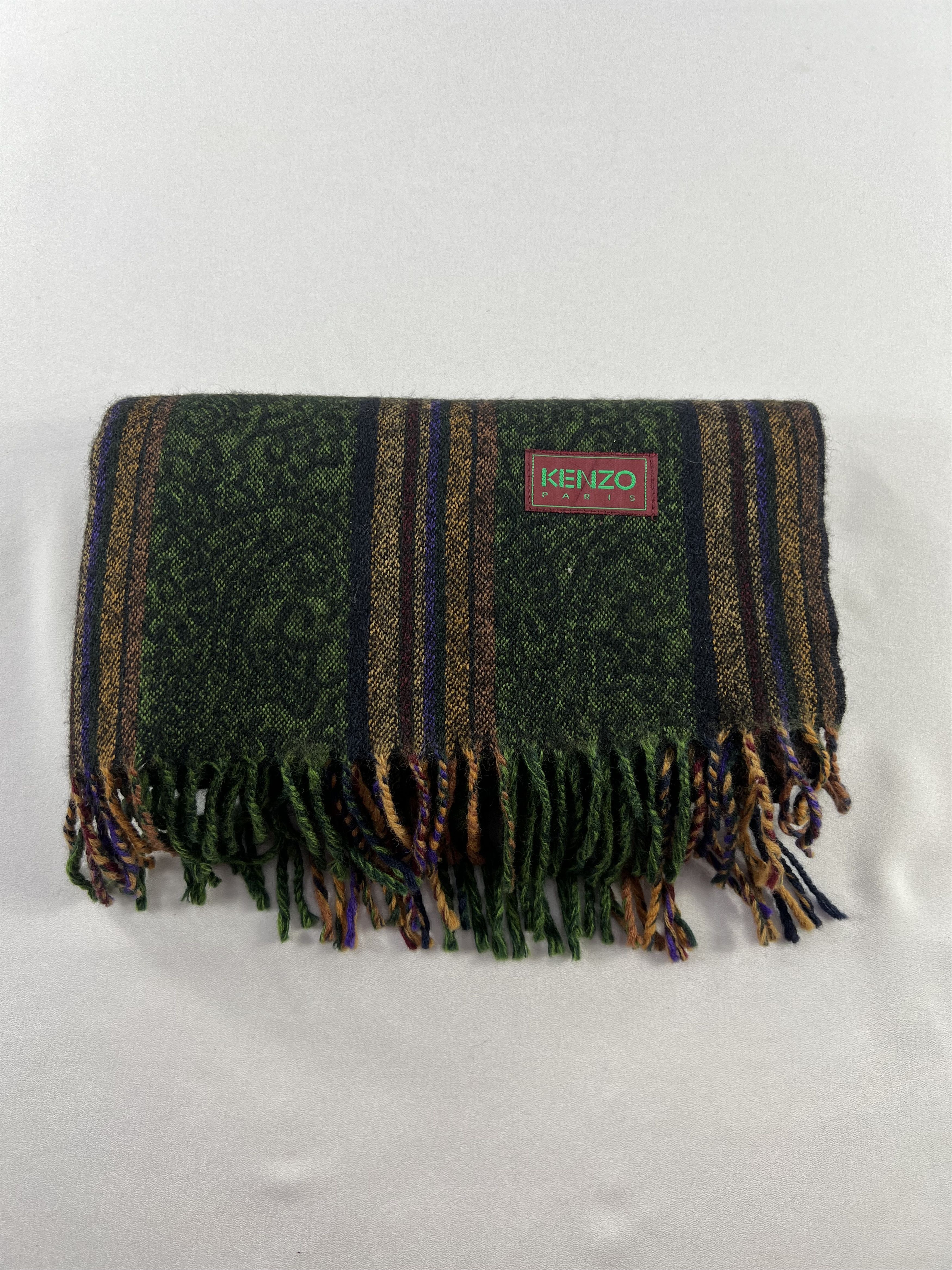 Kenzo Kenzo Paislee Scarf / Muffler / Neckwear P977 Size ONE SIZE - 6 Thumbnail