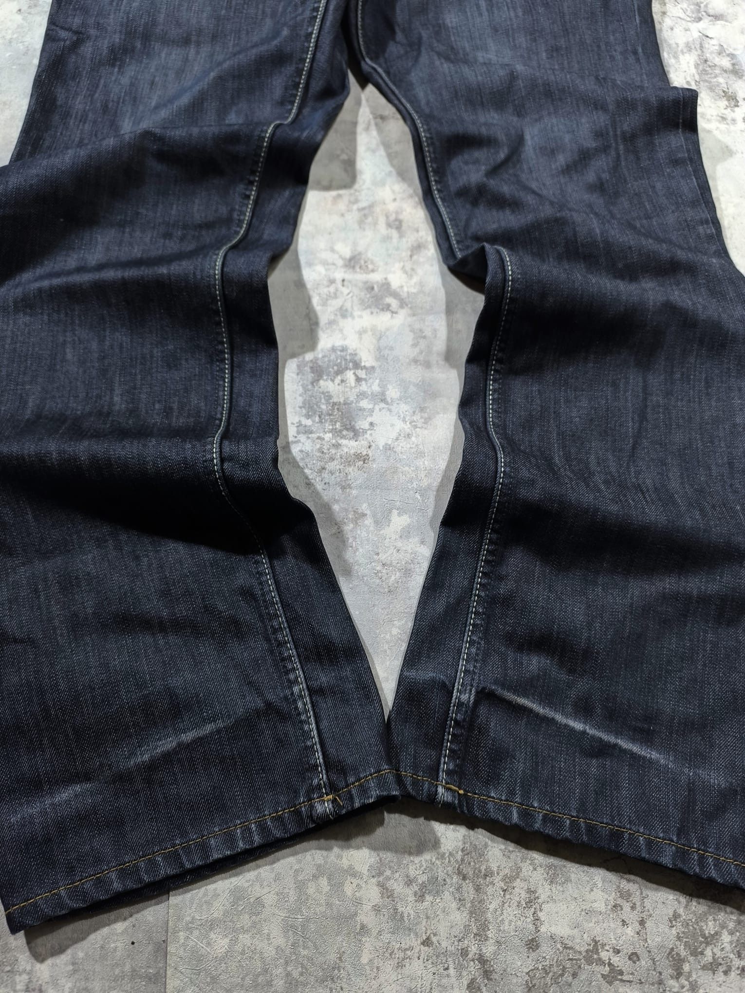 Vintage DARKWASH LOOSE WAXY JEANS GRUNGE BALENCIAGA Size US 36 / EU 52 - 3 Thumbnail