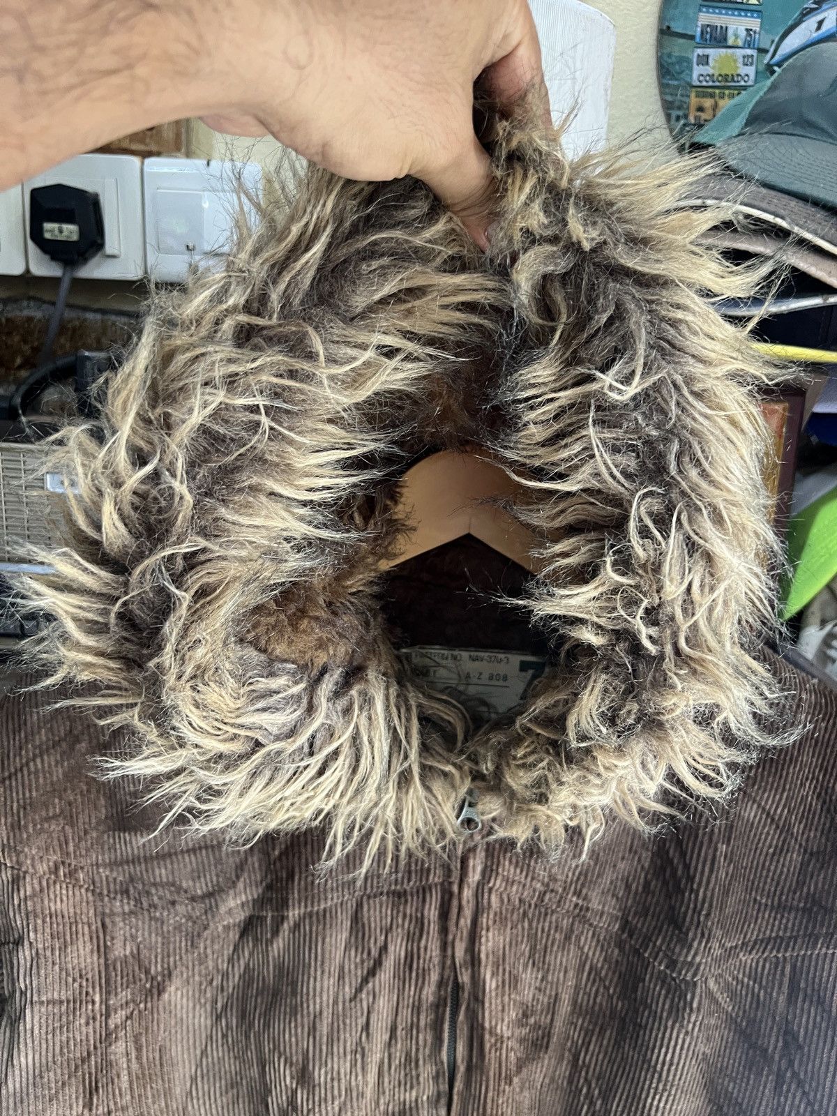 Billabong 🔥Billabong Faux Fur Corduroy Zipper Jacket Hoodie Size US M / EU 48-50 / 2 - 10 Thumbnail