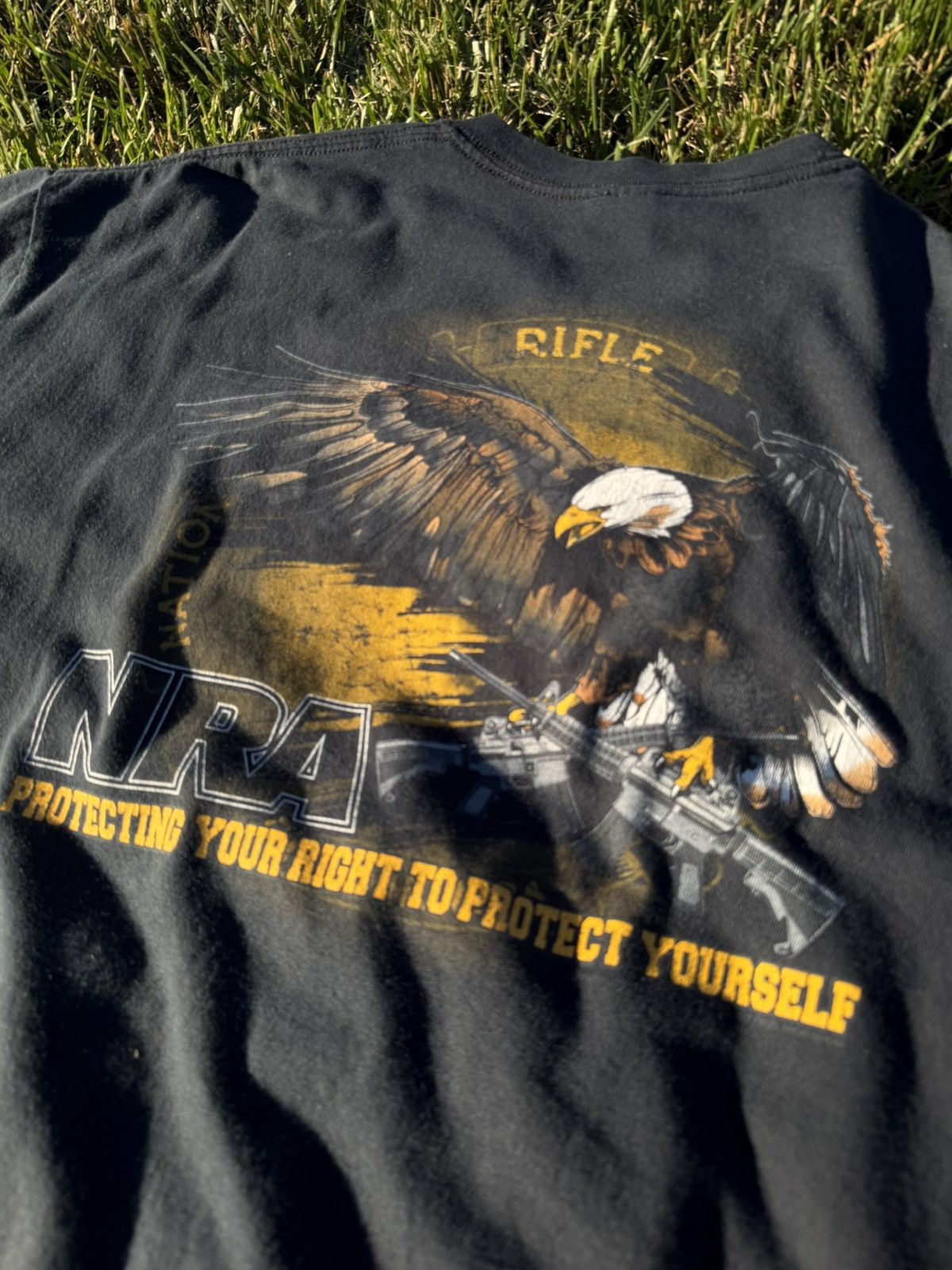 Vintage Vintage NRA T-Shirt Size US L / EU 52-54 / 3 - 4 Thumbnail