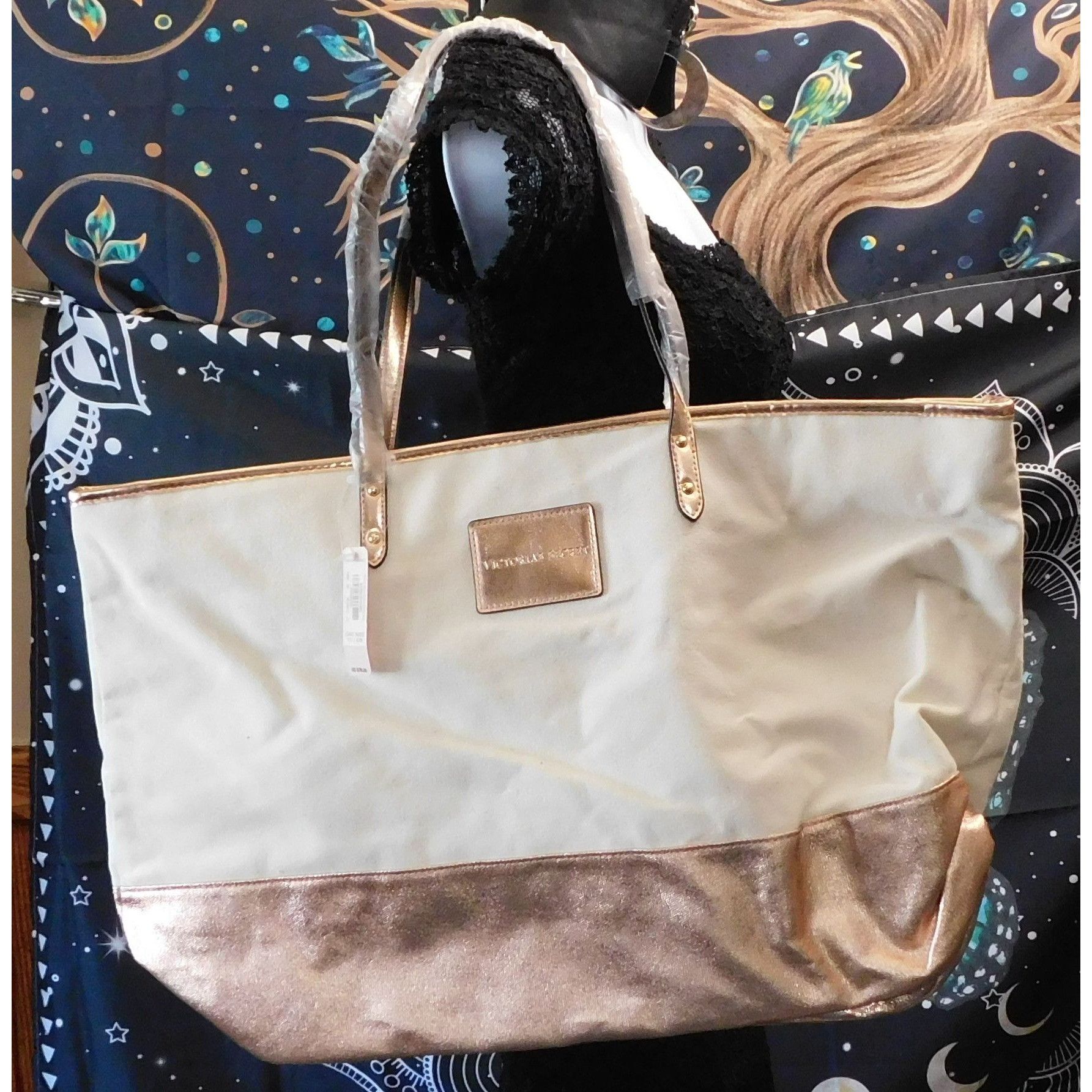 Victoria's Secret Victoria's Secret Rose Gold And Beige Tote Size ONE SIZE - 4 Thumbnail