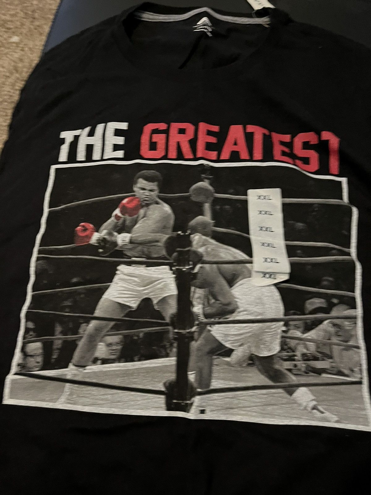 Image of Old Navy Muhammad Ali Tee in Black, Men's (Size 2XL)