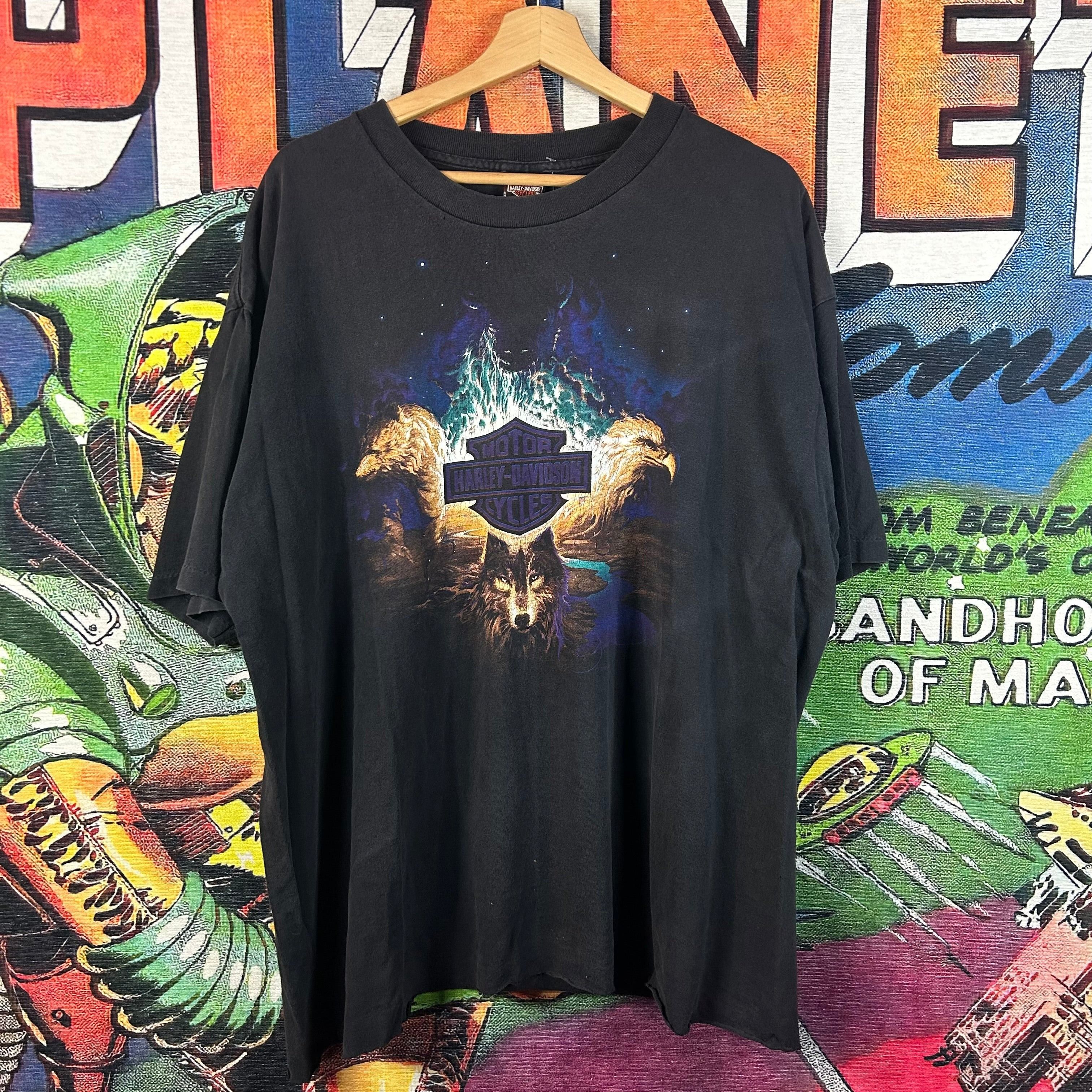 90s ハーレーダビッドソン Waikiki,Hawaii イーグル T 2XL 【公式通販】