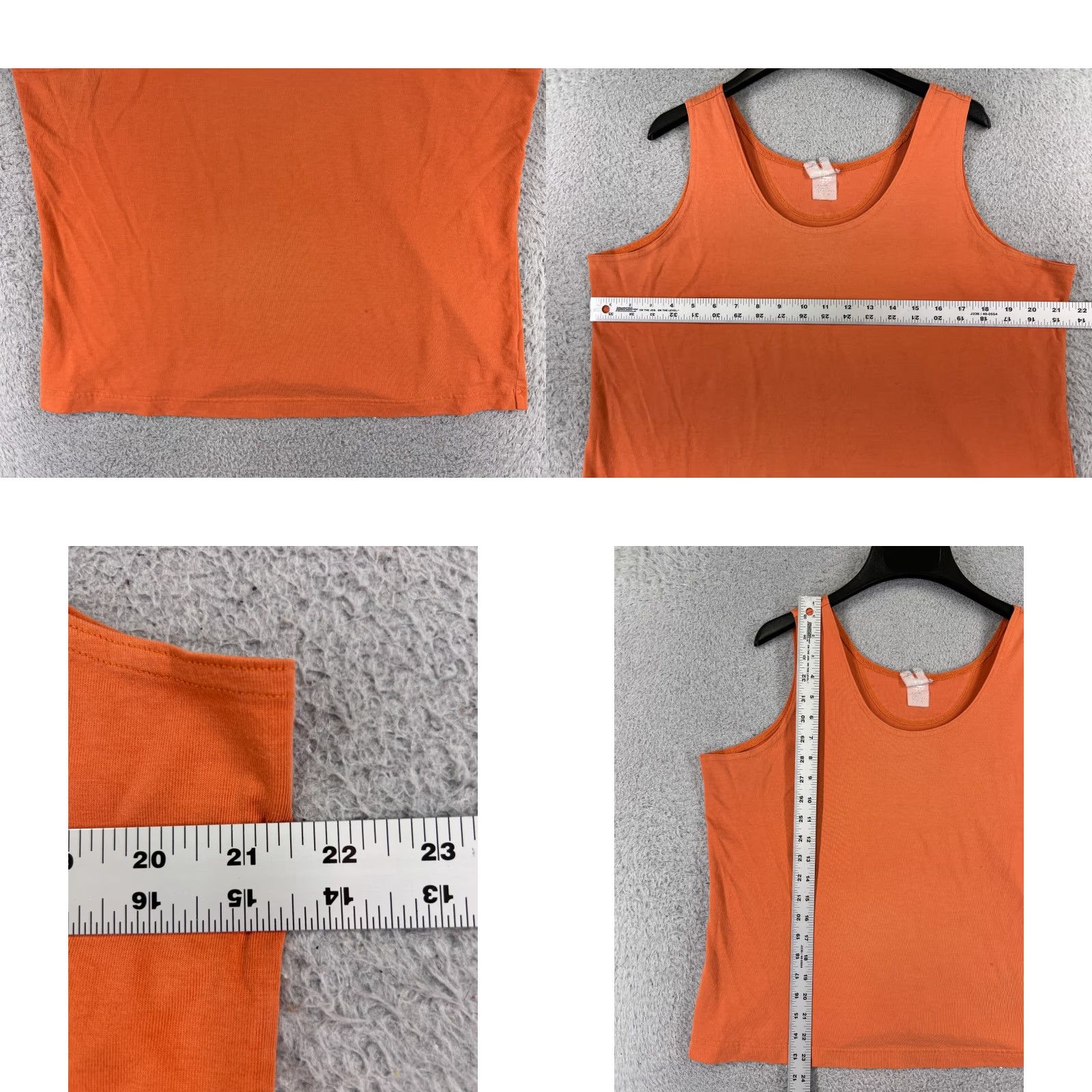 Patagonia Patagonia Shirt Womens Extra Large Orange Tank Sleeveless Cotton Jersey Size XL / US 12-14 / IT 48-50 - 8 Thumbnail