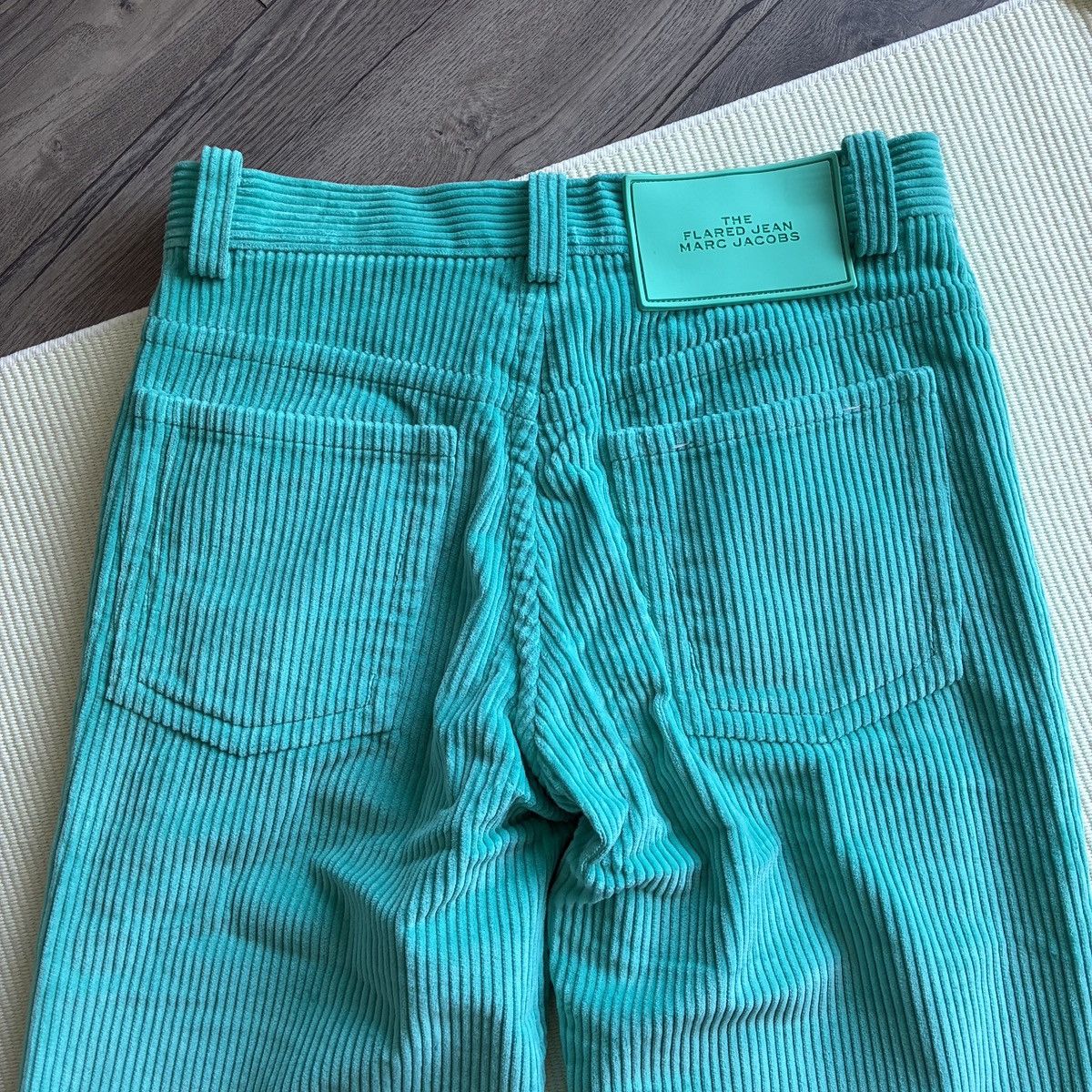 Marc Jacobs Marc Jacobs Corduroy Flared Turquoise Wide Leg Jeans Size 27" / US 4 / IT 40 - 12 Thumbnail