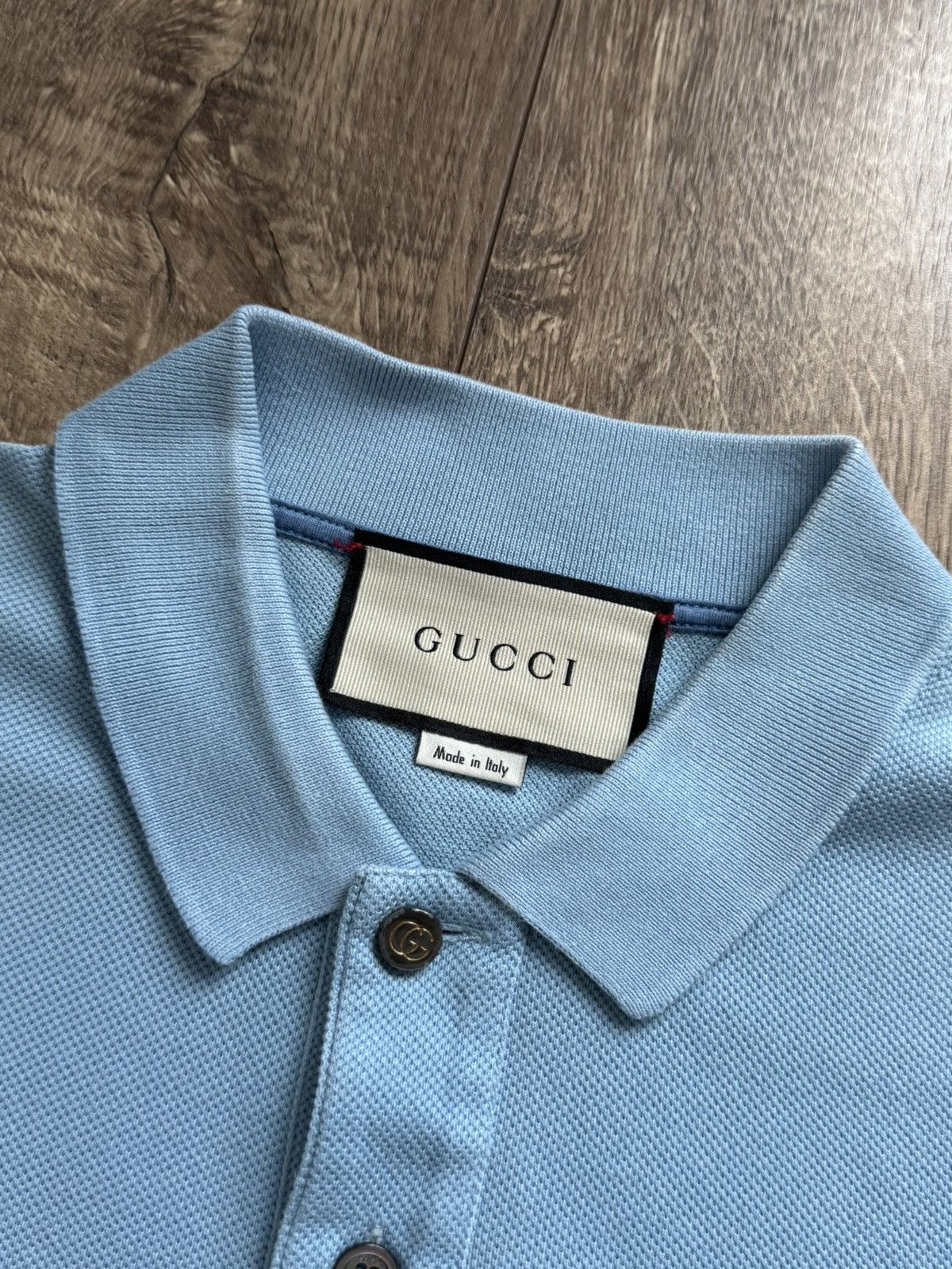 Gucci Guccu Tiger Logo Polo Size US M / EU 48-50 / 2 - 4 Thumbnail