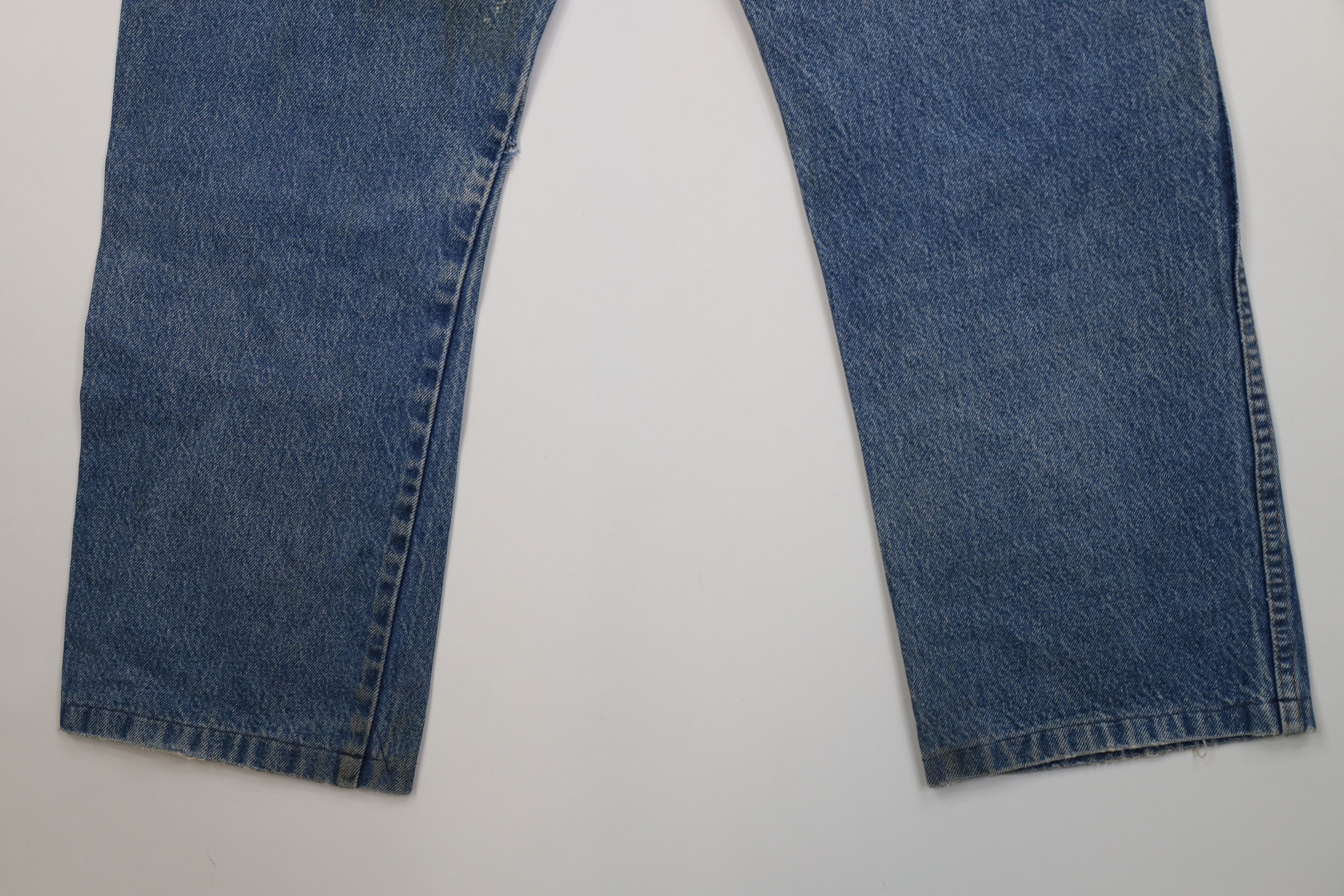 Vintage Vintage 70s Streetwear Wide Leg Denim Jeans Blue Cotton USA Size US 34 / EU 50 - 13 Thumbnail