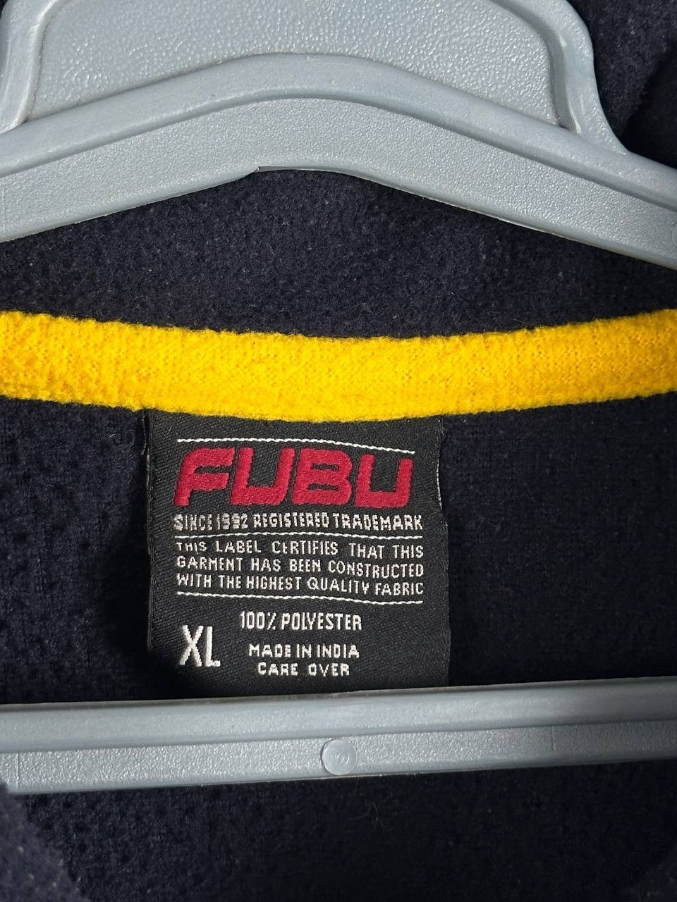 Fubu × Vintage Fubu Vintage Fleece Zip Up Oversized Y2K Sweater Size US XL / EU 56 / 4 - 4 Thumbnail