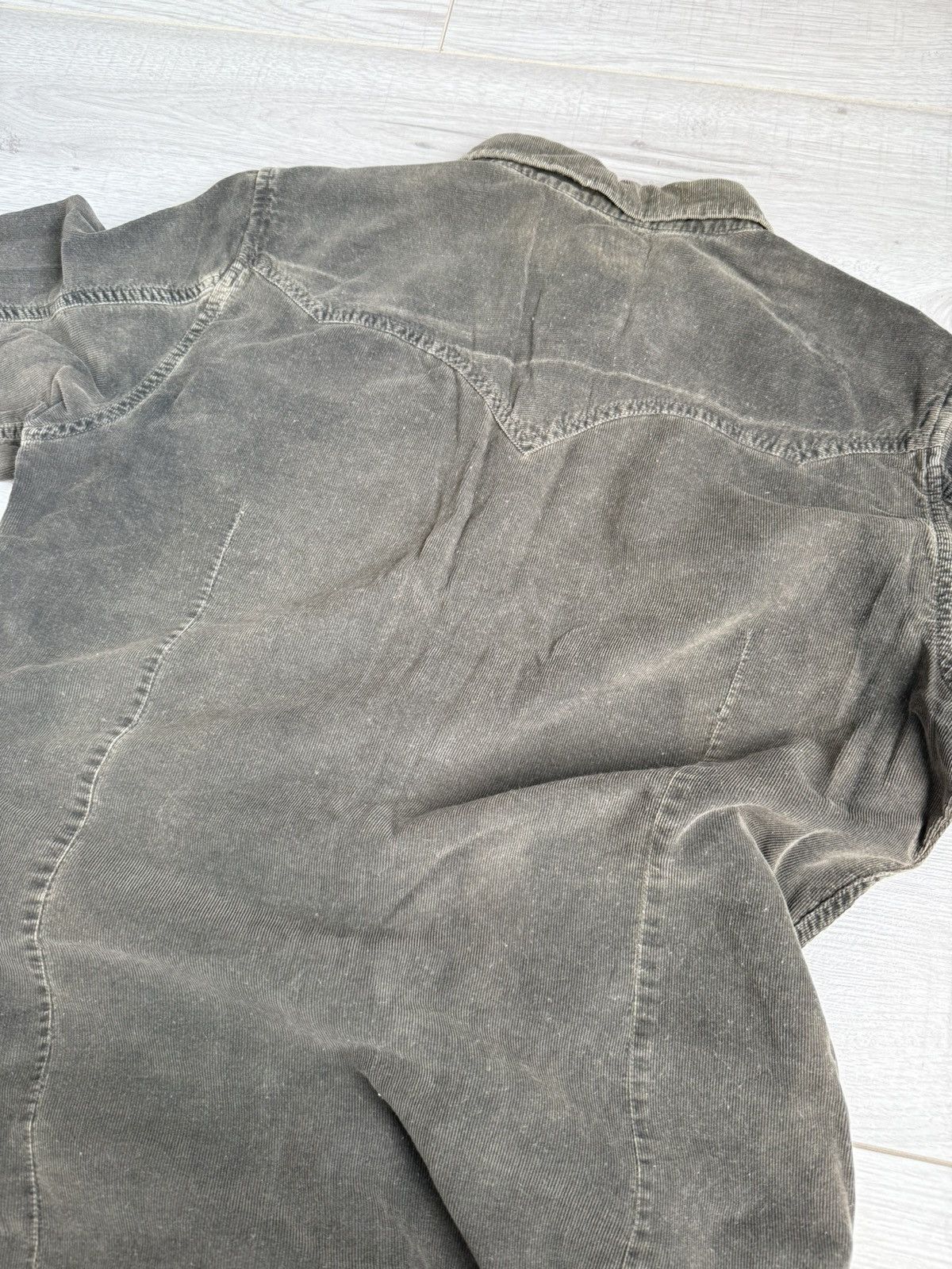 Vintage Vintage faded black velvet shirt Size US M / EU 48-50 / 2 - 7 Thumbnail