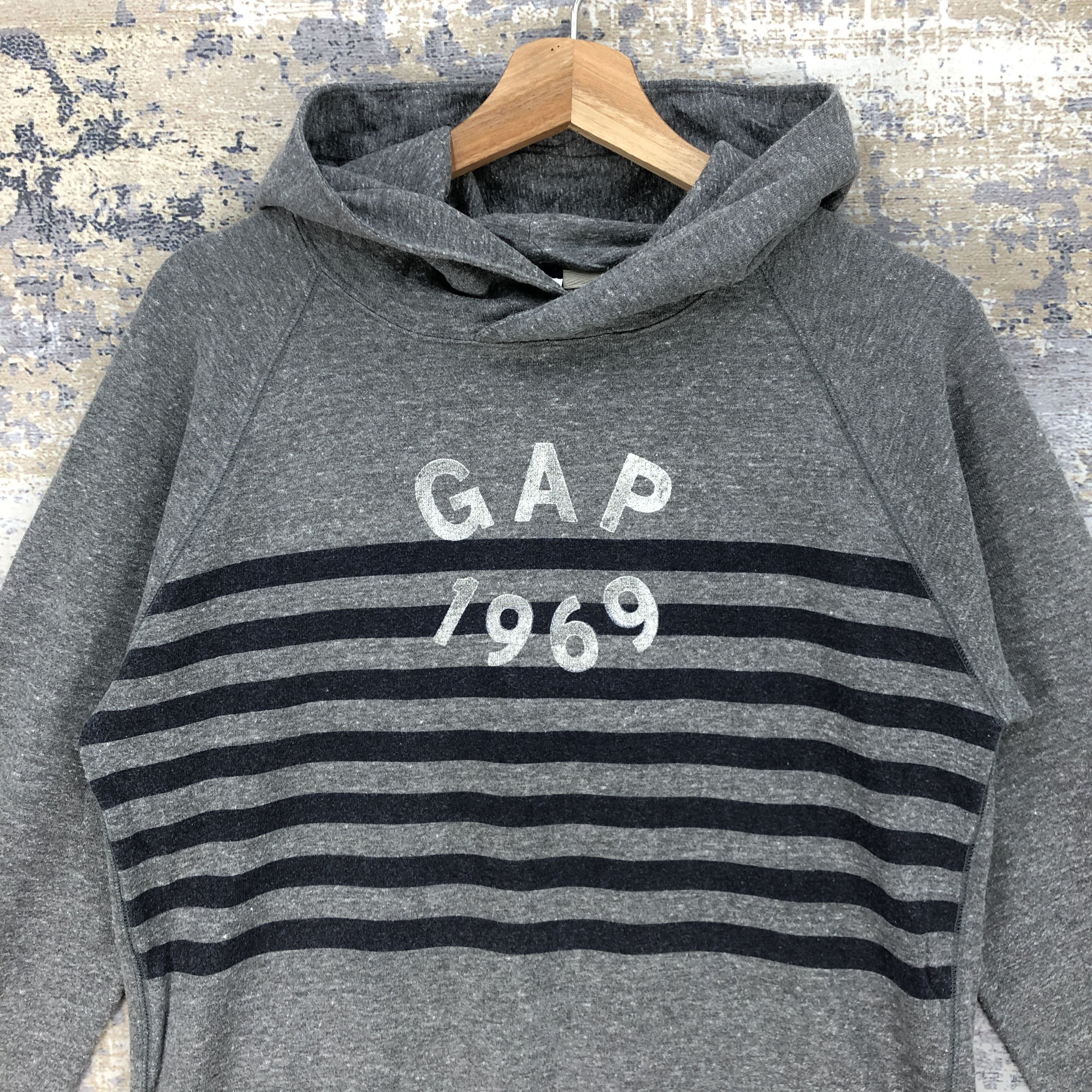Gap Vintage Y2K Gap Hoodie Sweatshirt Stripe Gap Sweater Hooded Size US S / EU 44-46 / 1 - 3 Thumbnail