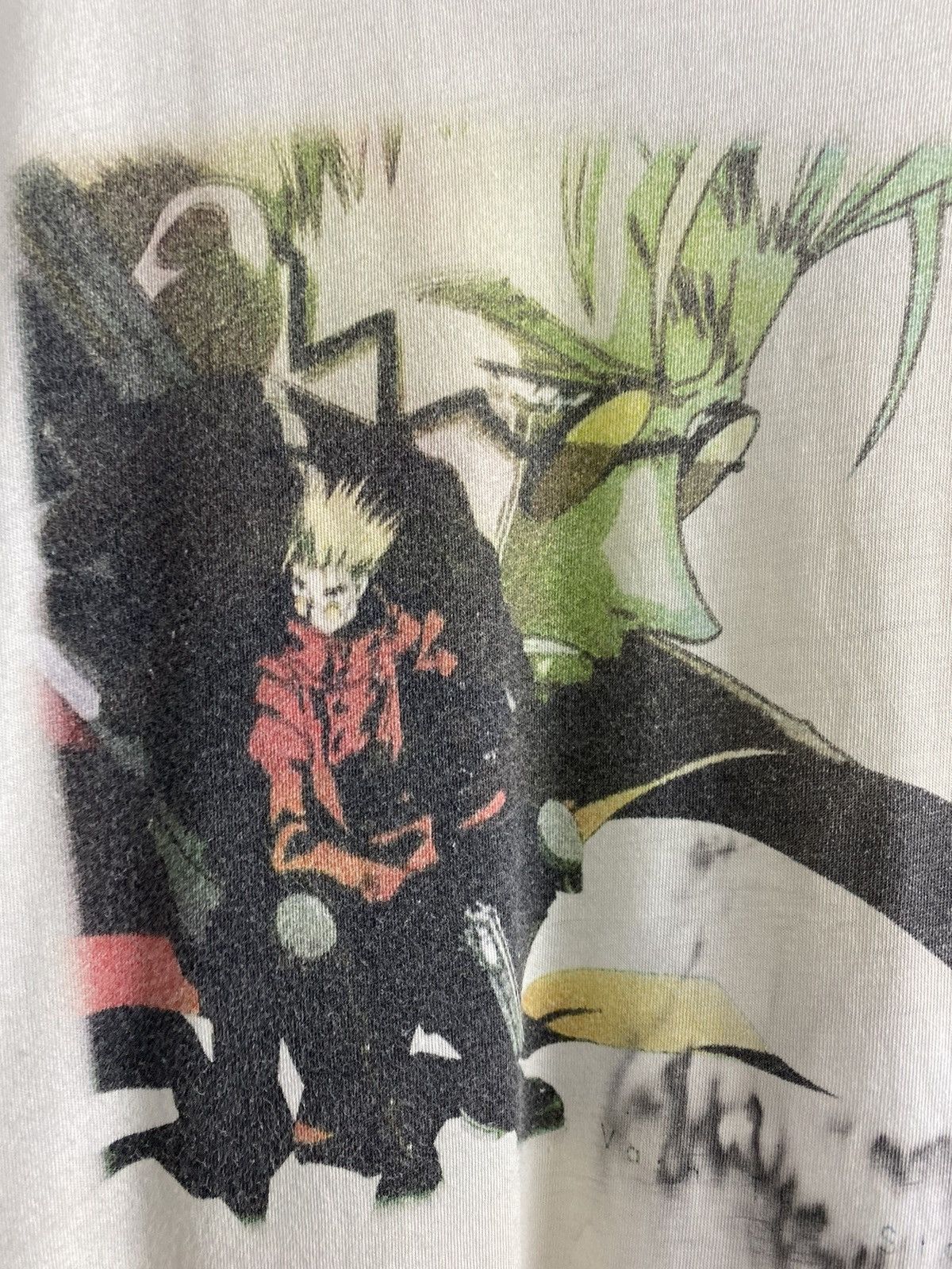 Anime × Cartoon Network × Vintage Vintage Vash the Stampede distressed tee Size US M / EU 48-50 / 2 - 4 Thumbnail