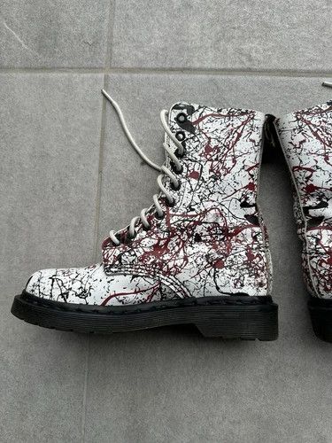 Dr. Martens Dr.Martens Womens Multicolor Leather Shoes Size US 7 / IT 37 - 6 Thumbnail