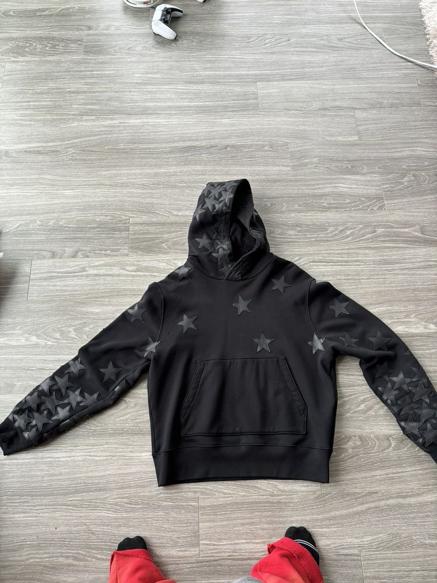 image of Amiri Chemist Star Hoodie in Black, Men's (Size Medium)