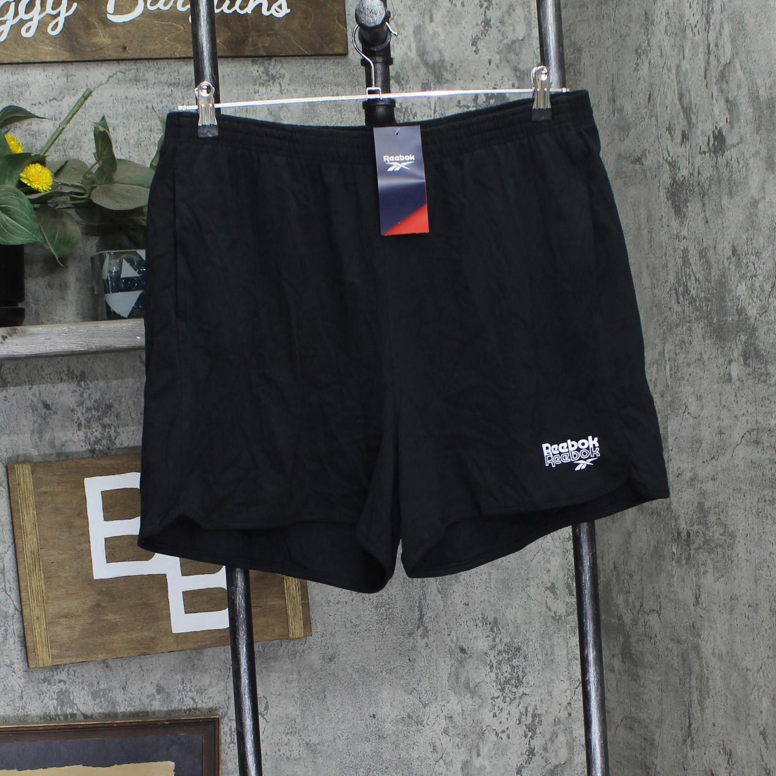 Reebok Nwt Reebok Womens Identity Energy Shorts In7379 Black Xl Size 40" / US 18 - 1 Thumbnail