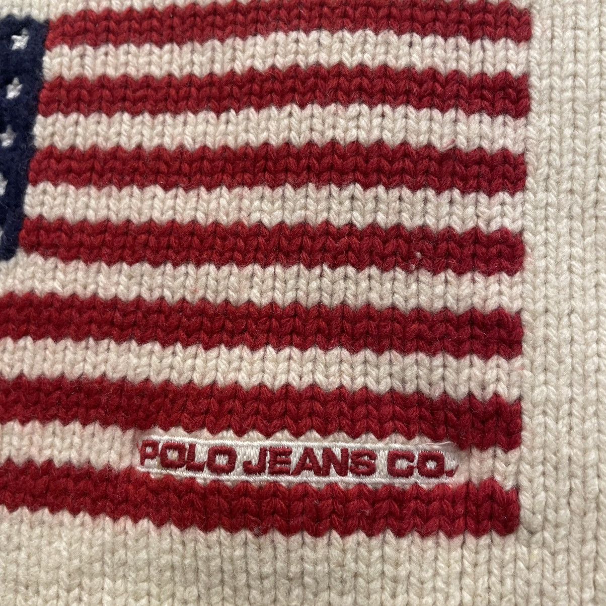 Polo Ralph Lauren × Vintage Polo Ralph Lauren American Flag Sweater Size US XL / EU 56 / 4 - 6 Thumbnail