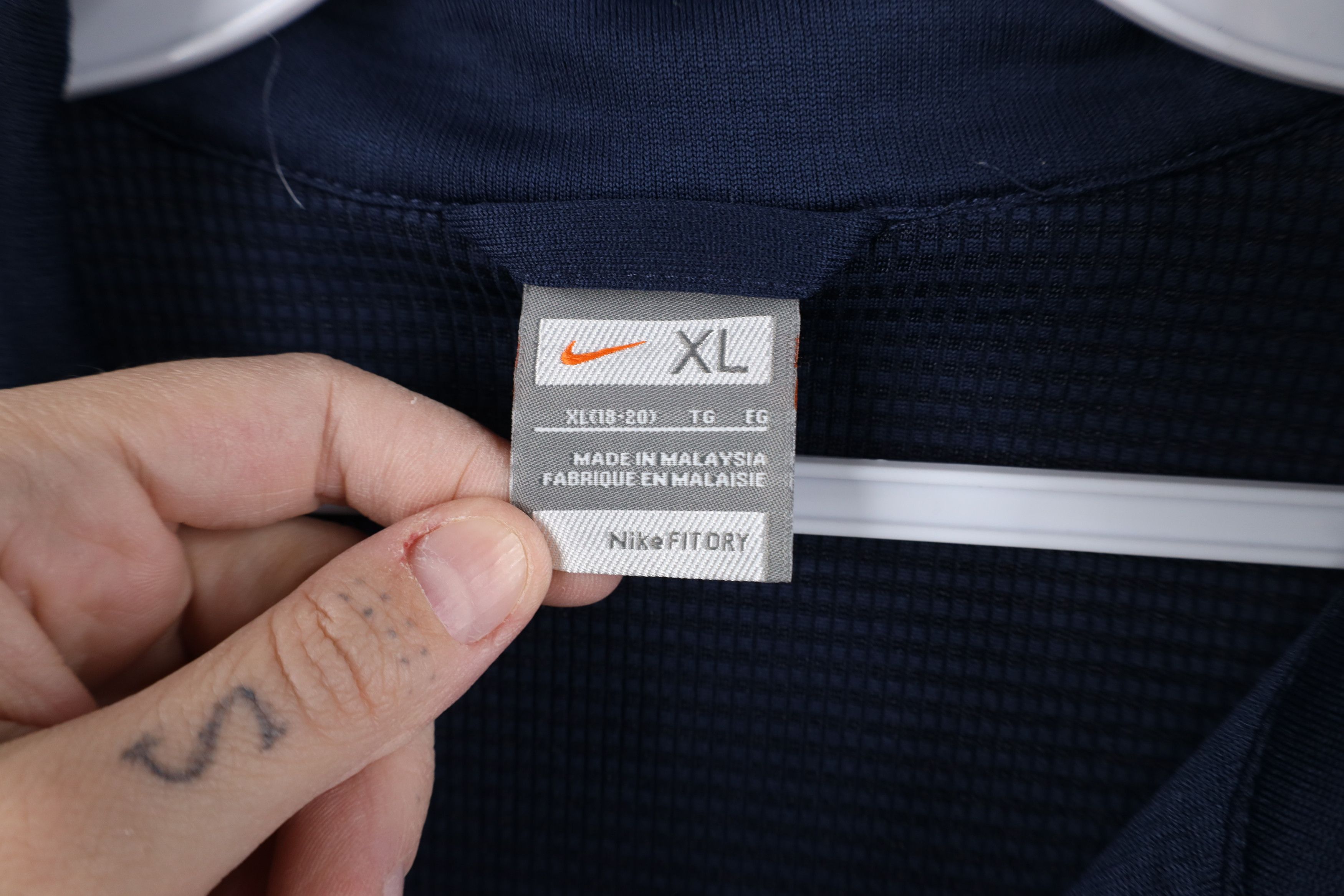 Nike Vintage Y2K Nike Mini Swoosh Knit Half Zip Pullover Jacket Size XL / US 12-14 / IT 48-50 - 9 Thumbnail