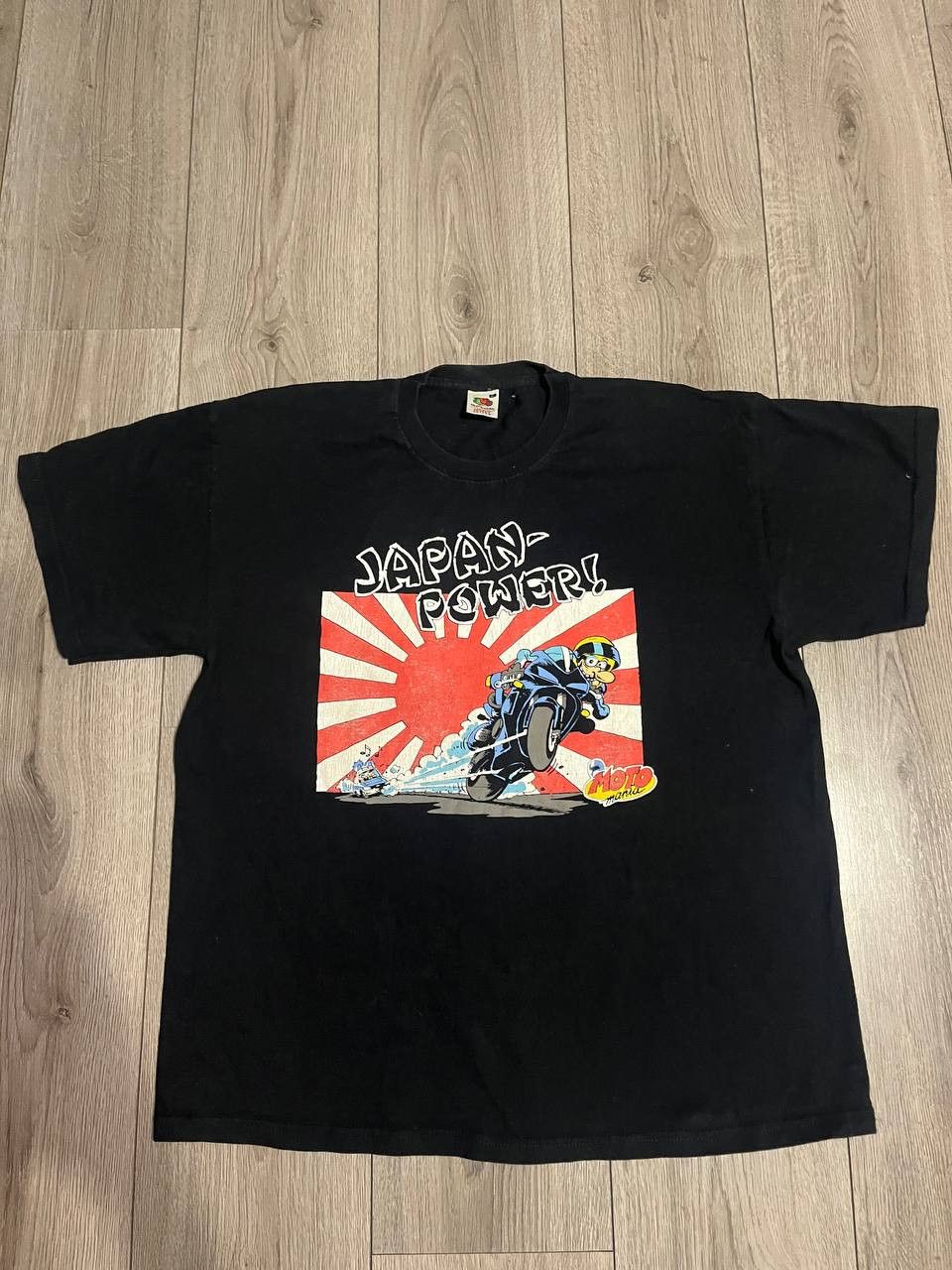Fruit Of The Loom × Japanese Brand × Vintage Very Rare Vintage Japan Power Moto Mania t-shirt Size XL Size US XL / EU 56 / 4 - 1 Thumbnail