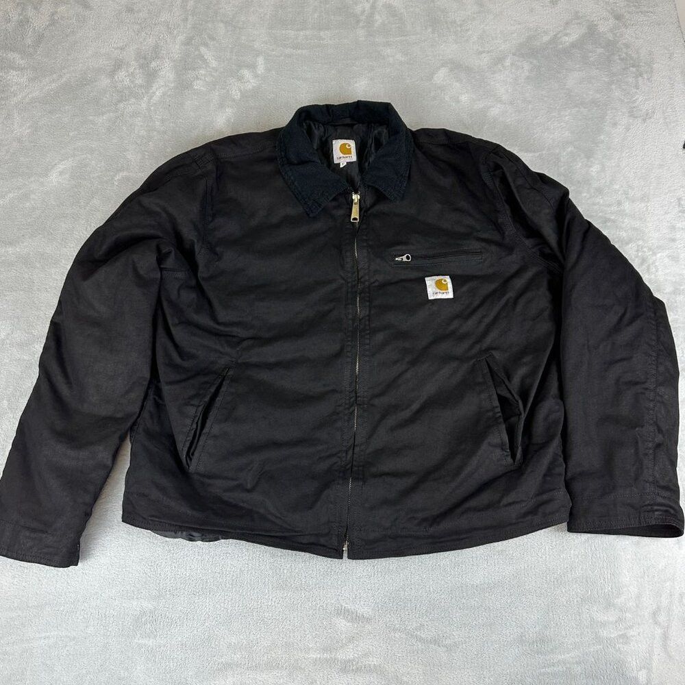 Carhartt Carhartt Black Re-work Blanket Lined Detroit Men's Size XL Size US XL / EU 56 / 4 - 1 Thumbnail