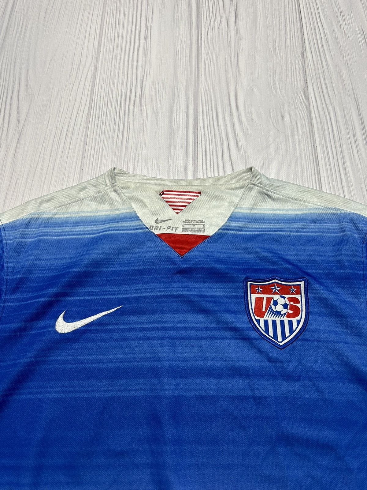 Nike 2015 Men's Nike USA Soccer National Away Team Jersey Size US M / EU 48-50 / 2 - 7 Thumbnail